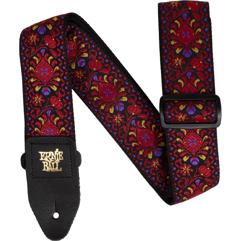 Sangle Classic Jacquard Crimson Royal Bloom 5369