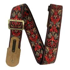 Sangle Jacquard rouge Andaloux