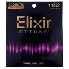 Elixir Attune Phosphore Bronze Custom Light 11‑52