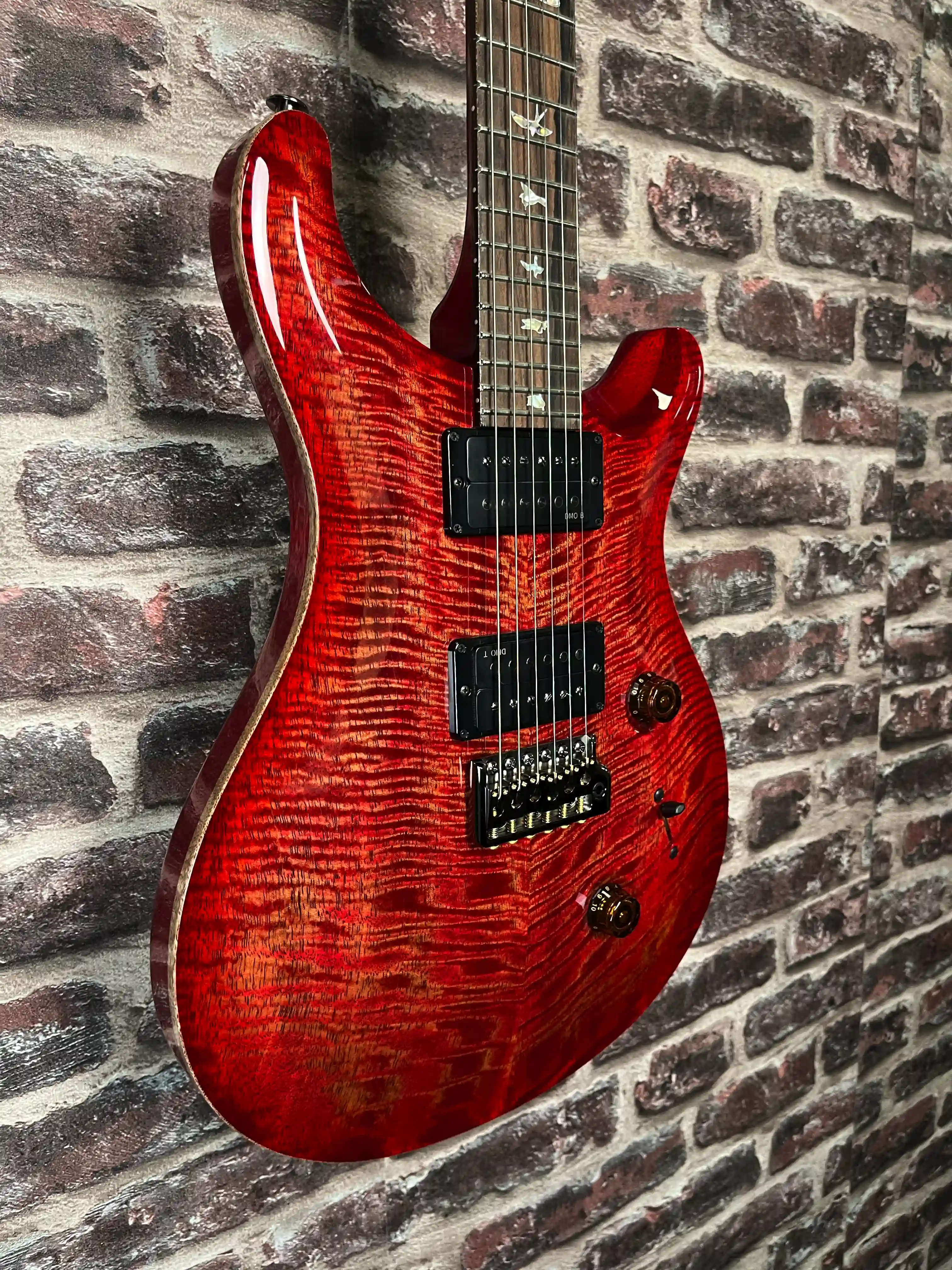 PRS Custom 24 Mango Top Édition Limitée Blood Orange