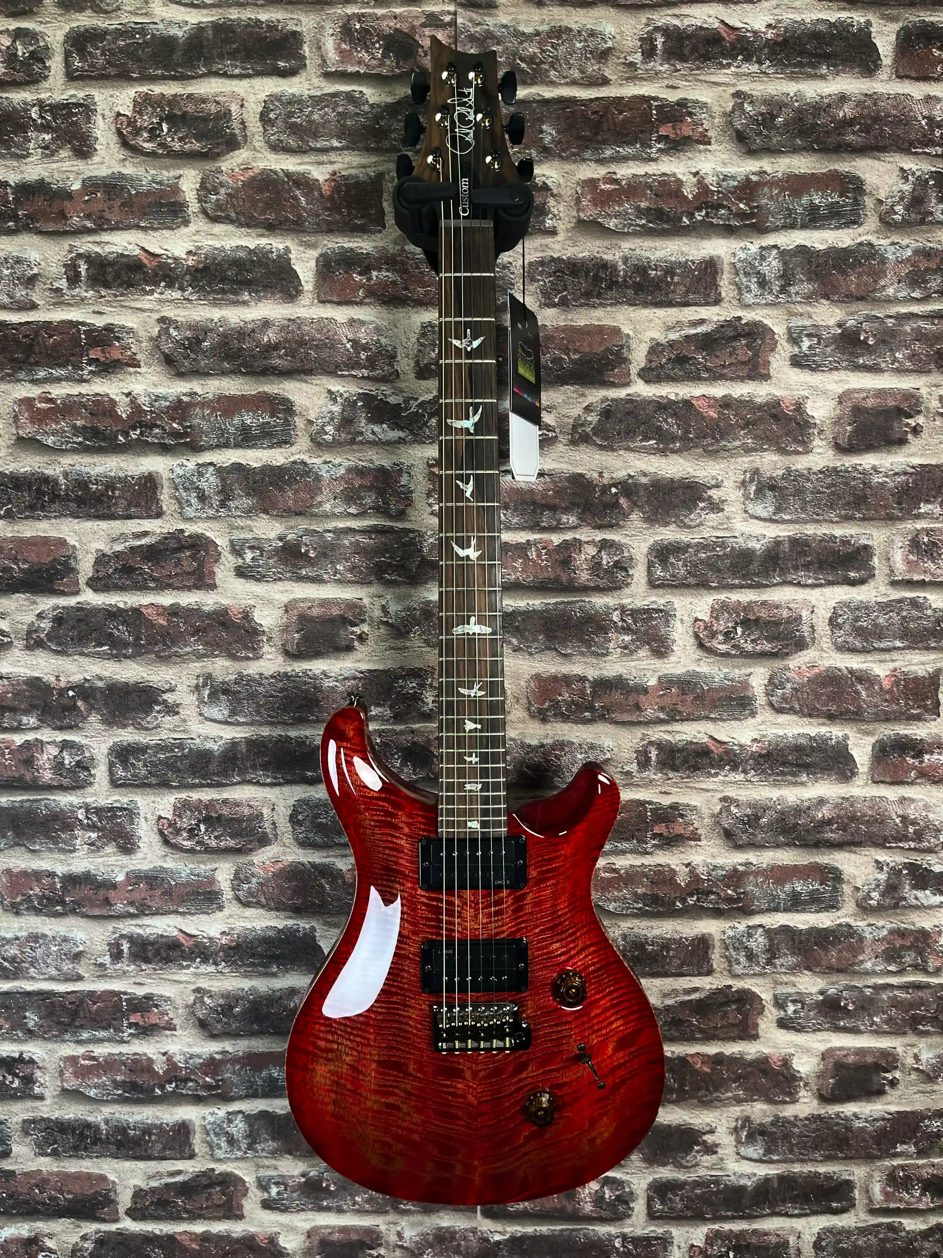 PRS Custom 24 Mango Top Édition Limitée Blood Orange