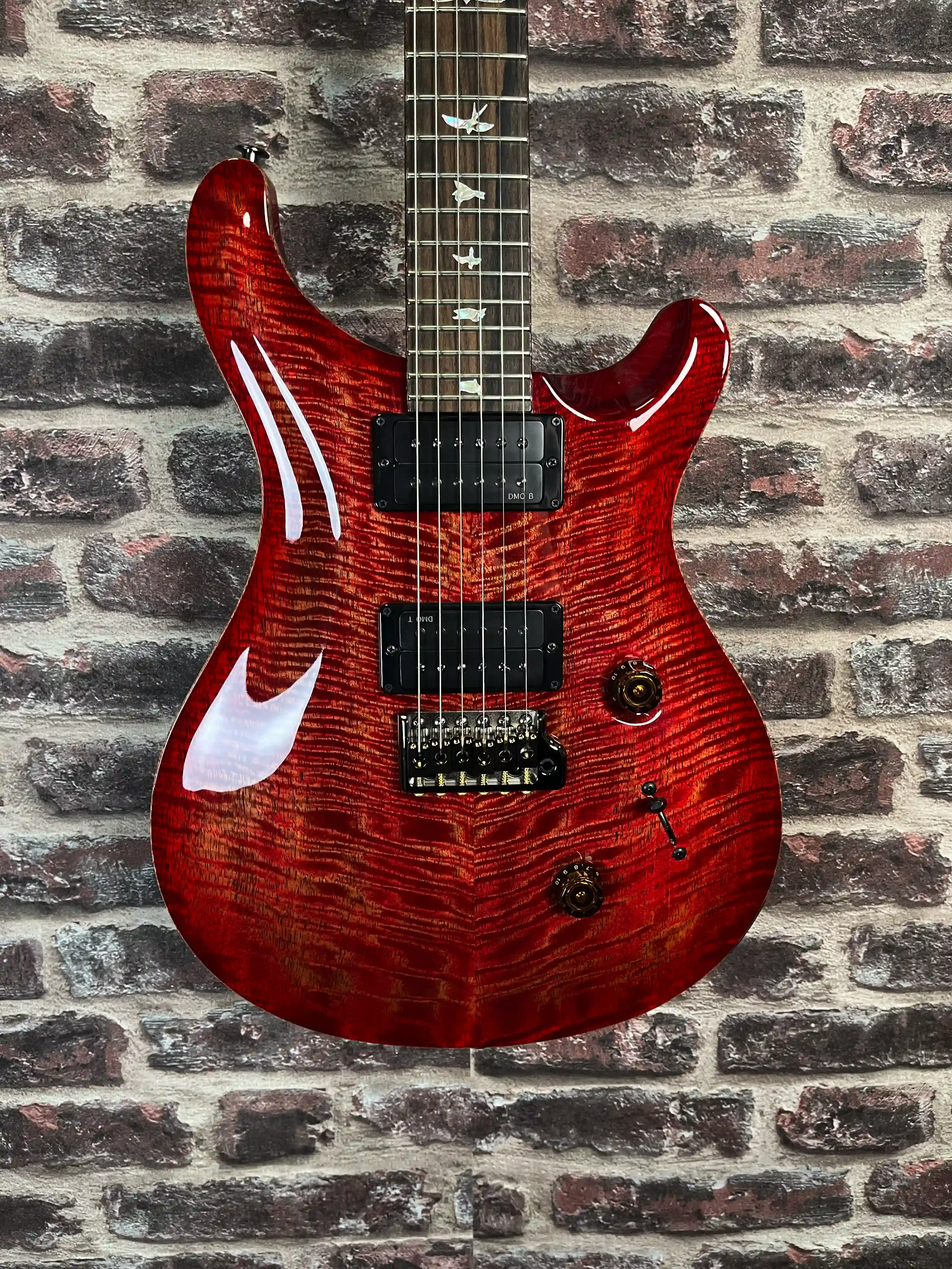 PRS Custom 24 Mango Top Édition Limitée Blood Orange