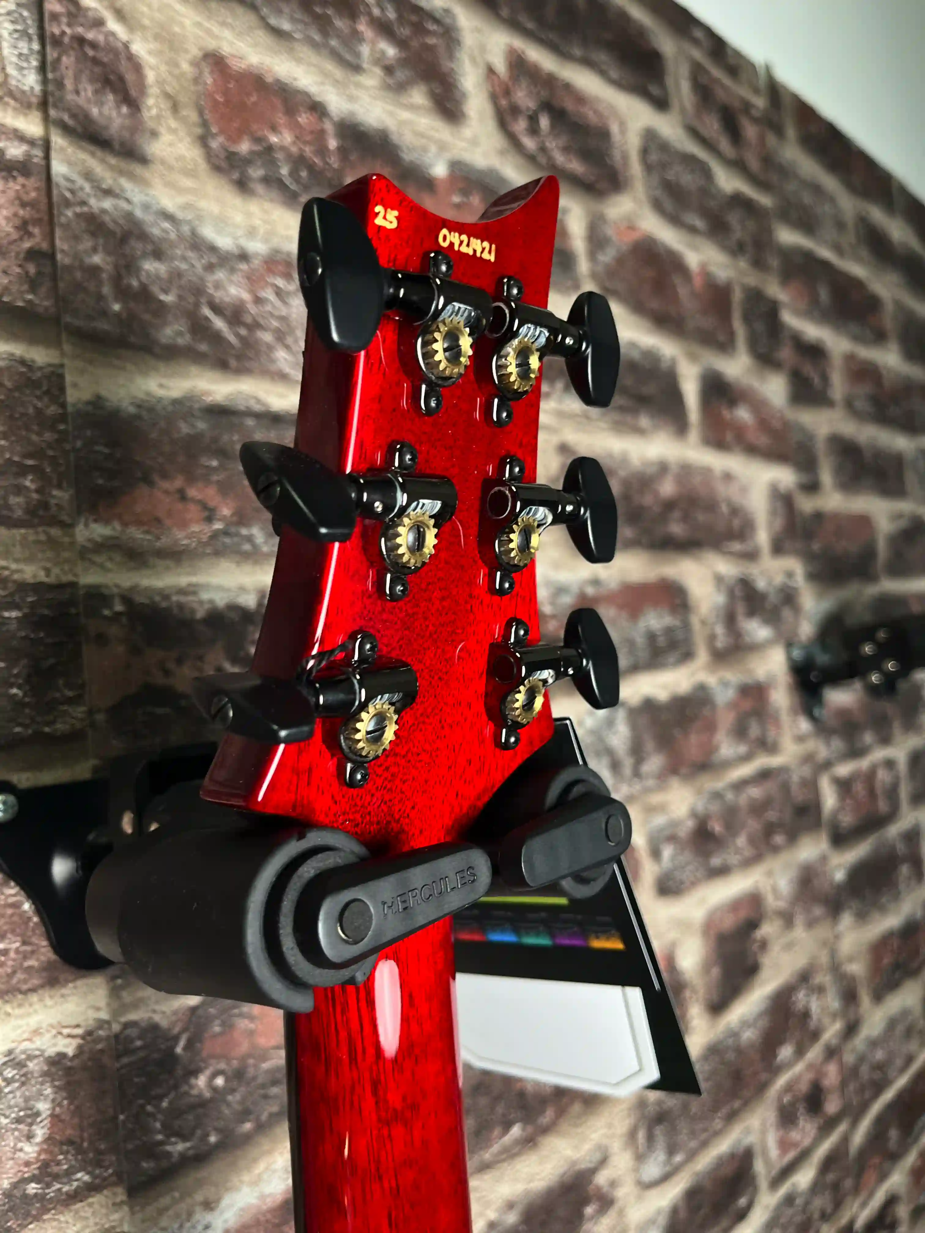 PRS Custom 24 Mango Top Édition Limitée Blood Orange