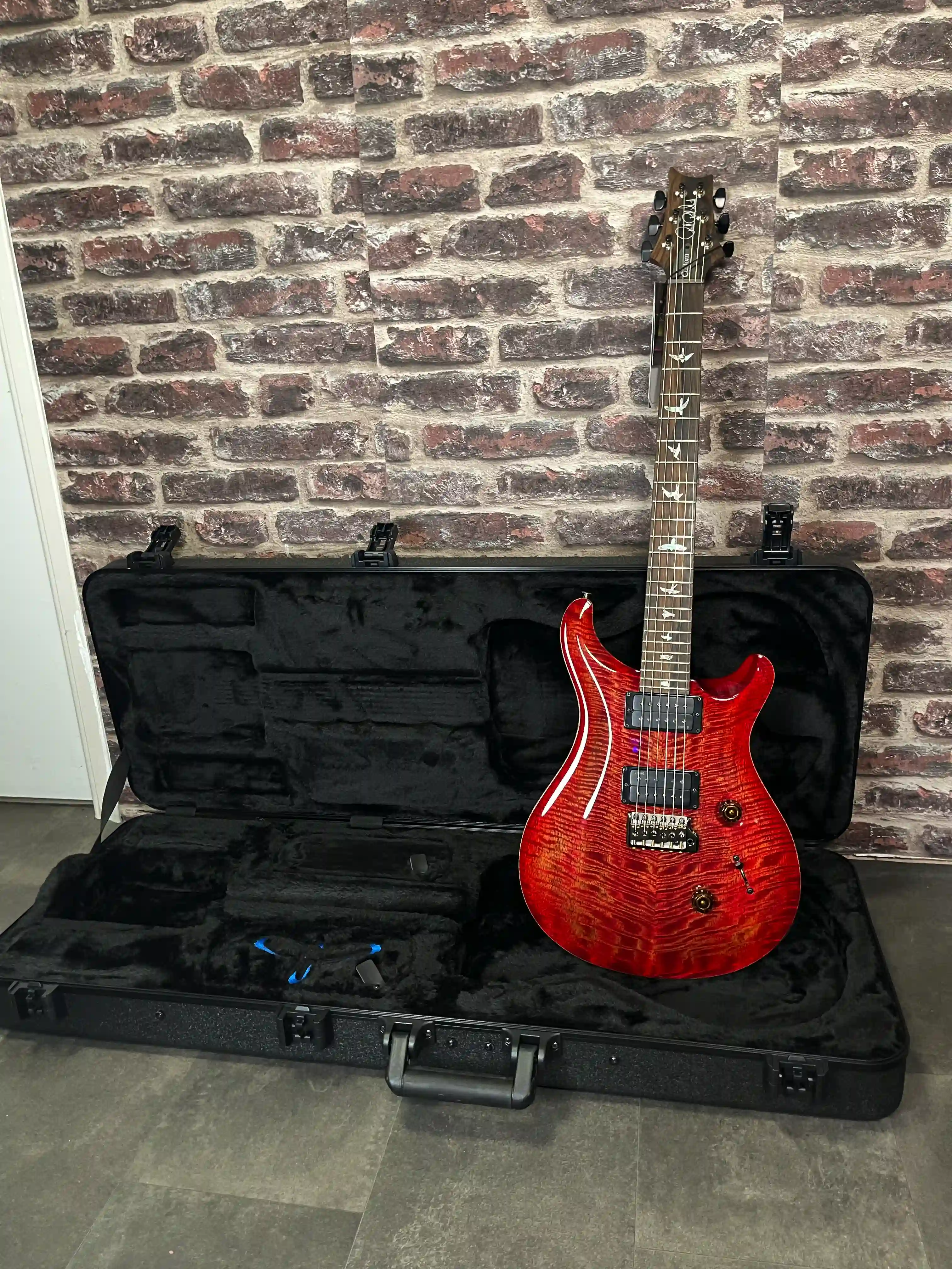 PRS Custom 24 Mango Top Édition Limitée Blood Orange