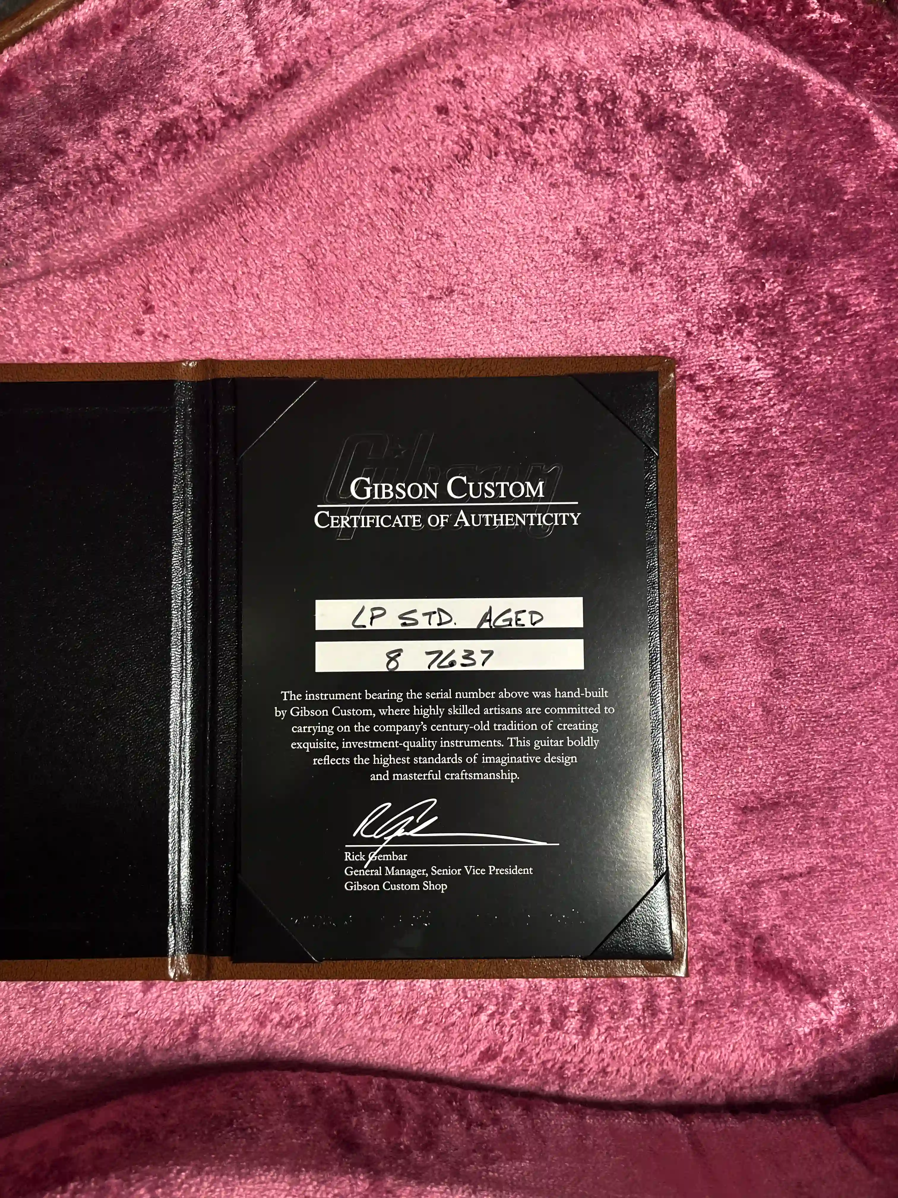 Gibson Custom Shop Les Paul Standard Painted‑Over OCCASION