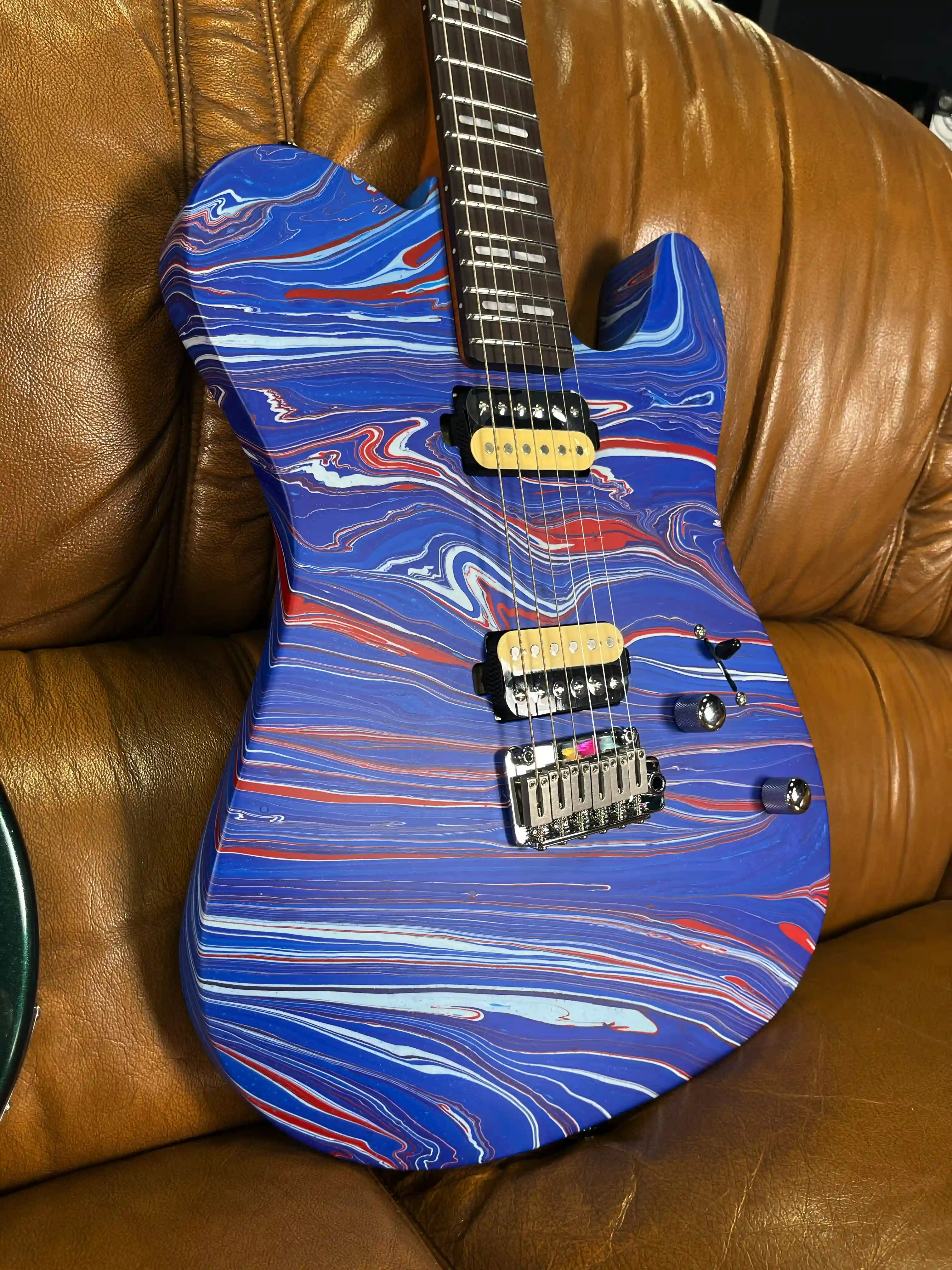 Larry Carlton T7 SW Blue Swirl