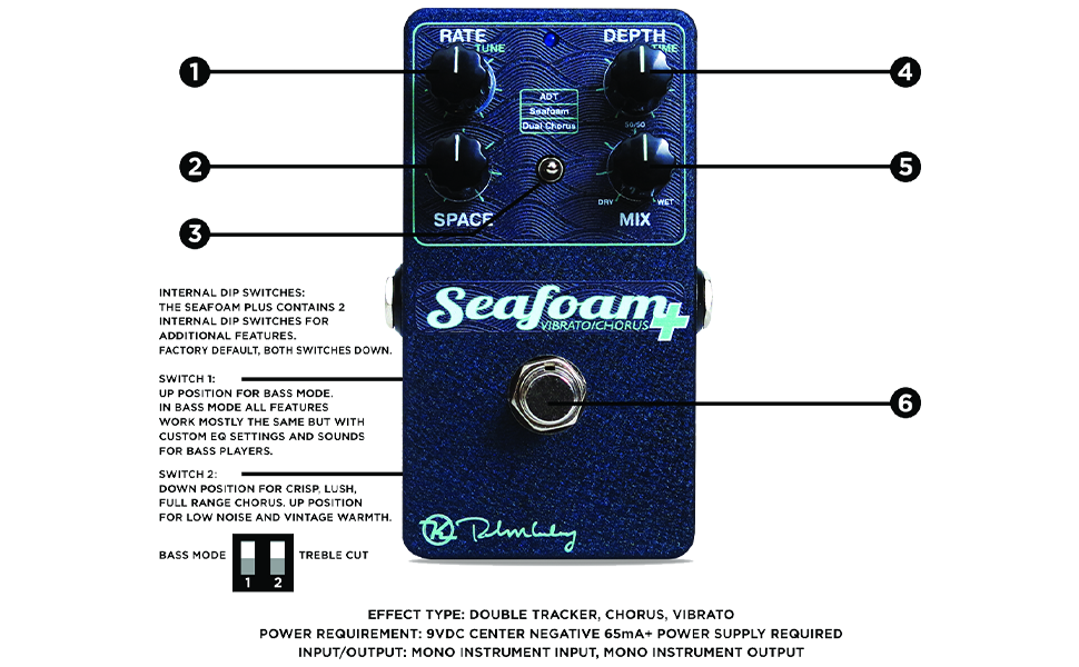 Pédale Keeley Seafoam Plus Chorus