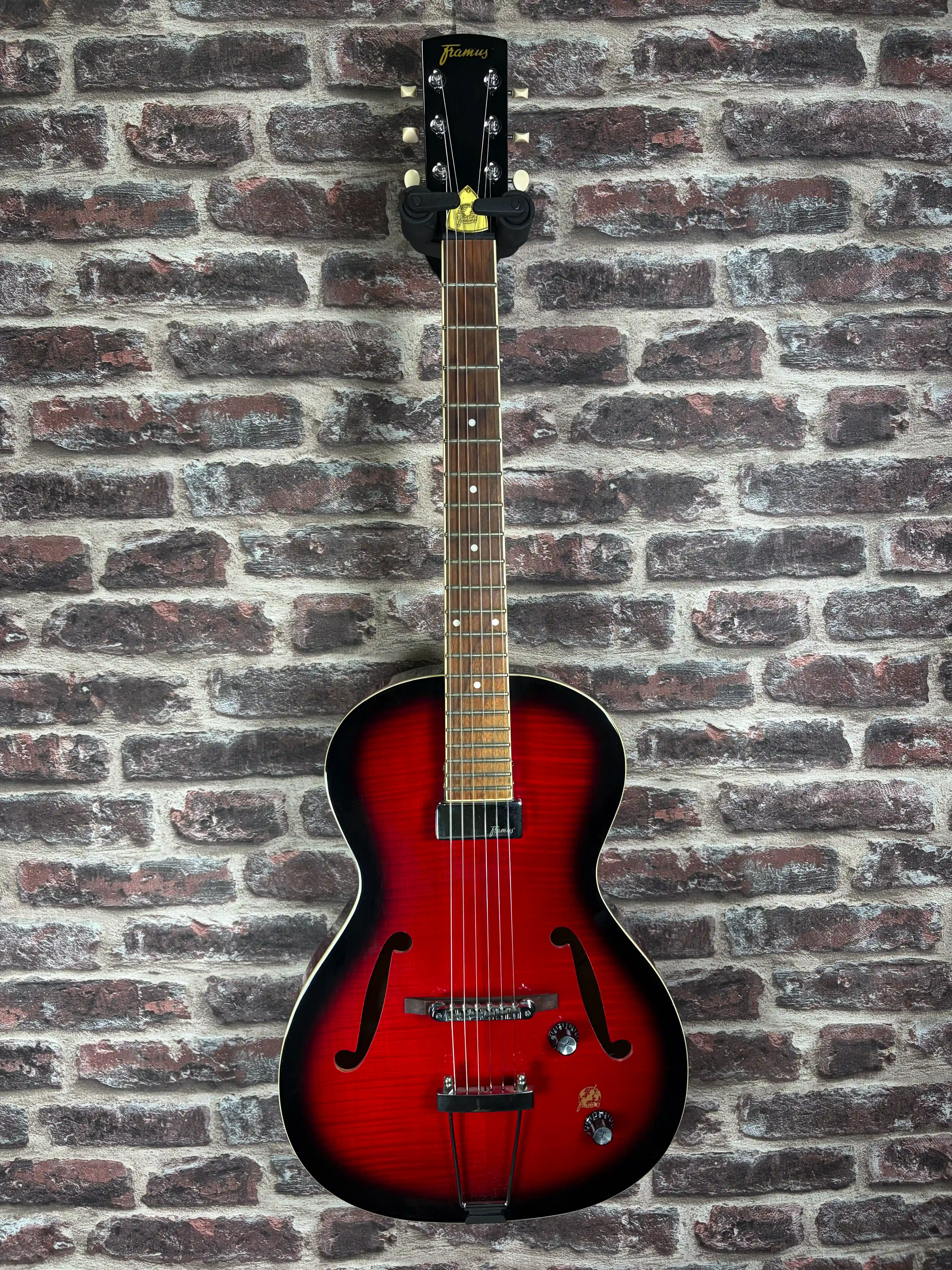 Framus Vintage D-Series 5/51 Studio Burgundy Blackburst Transparent High Polish OCCASION