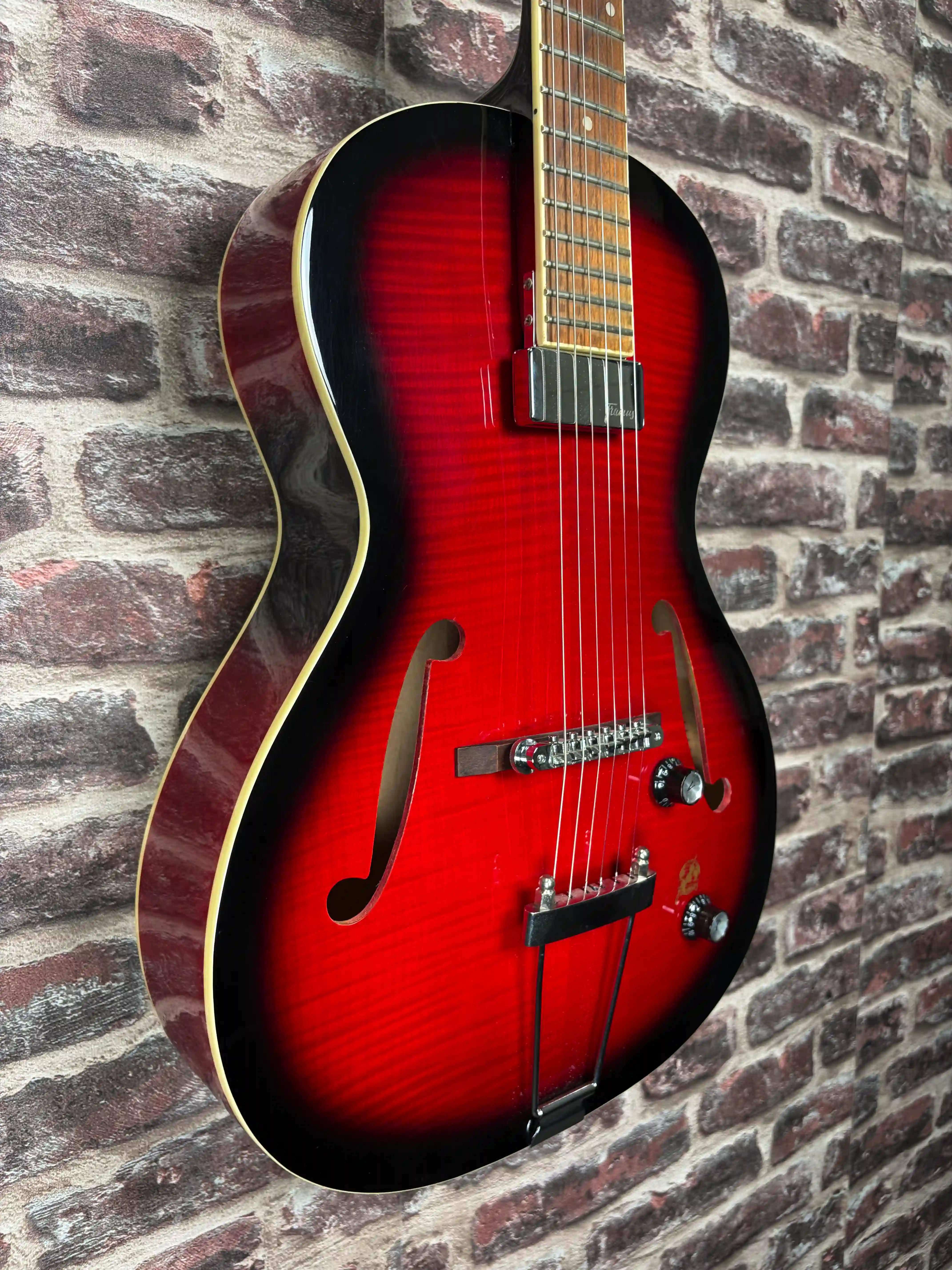 Framus Vintage D-Series 5/51 Studio Burgundy Blackburst Transparent High Polish OCCASION