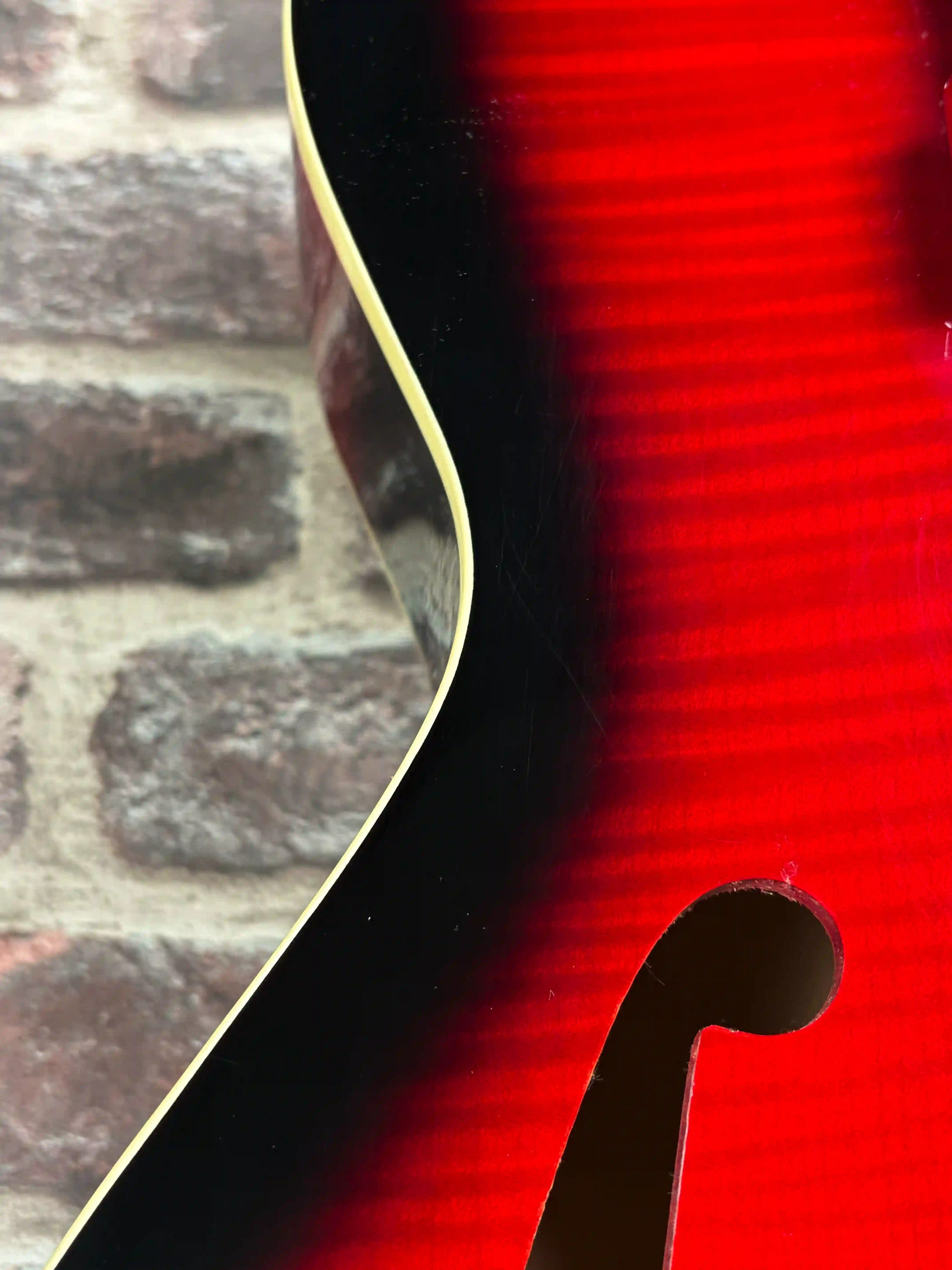Framus Vintage D-Series 5/51 Studio Burgundy Blackburst Transparent High Polish OCCASION