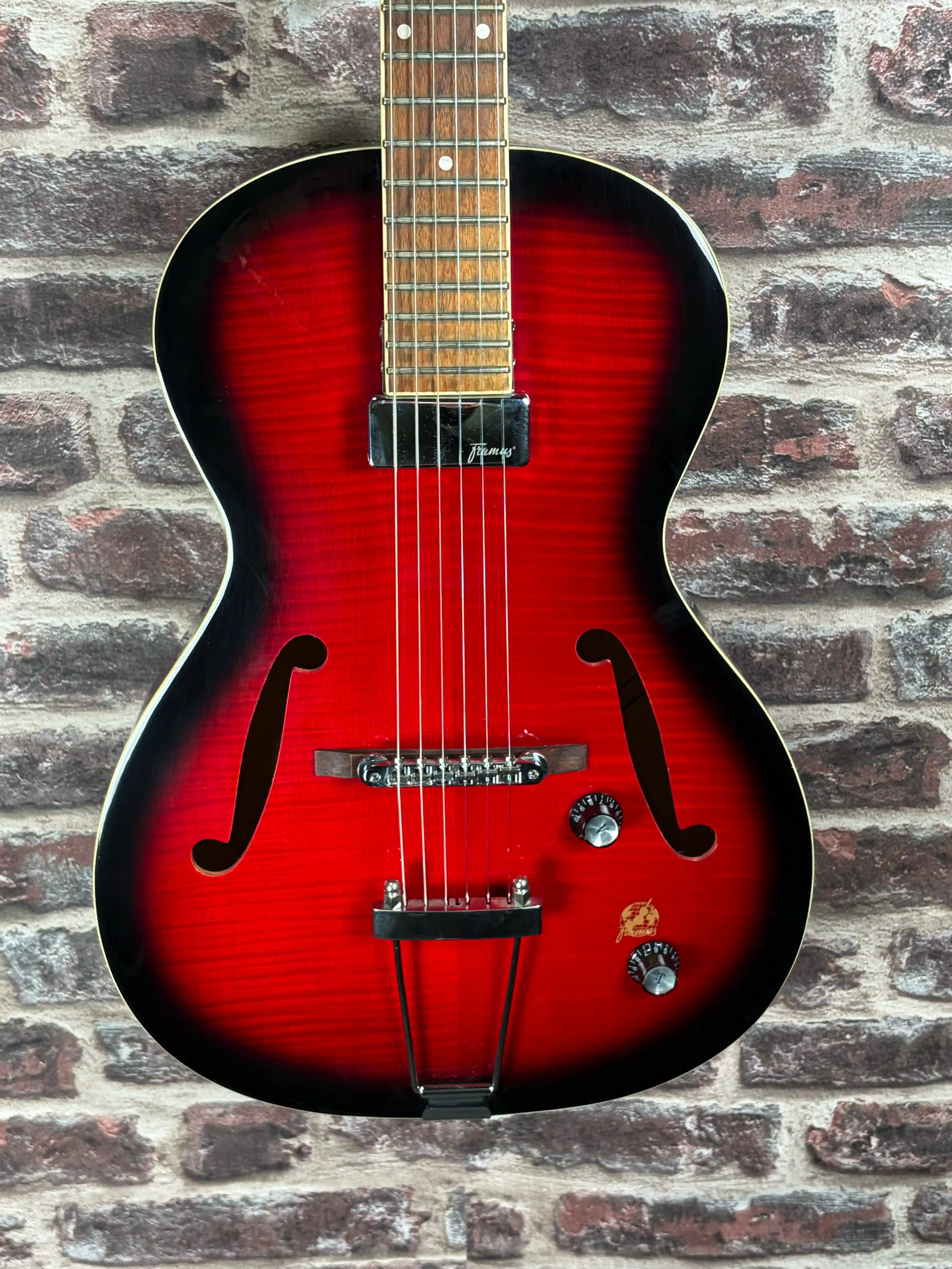 Framus Vintage D-Series 5/51 Studio Burgundy Blackburst Transparent High Polish OCCASION