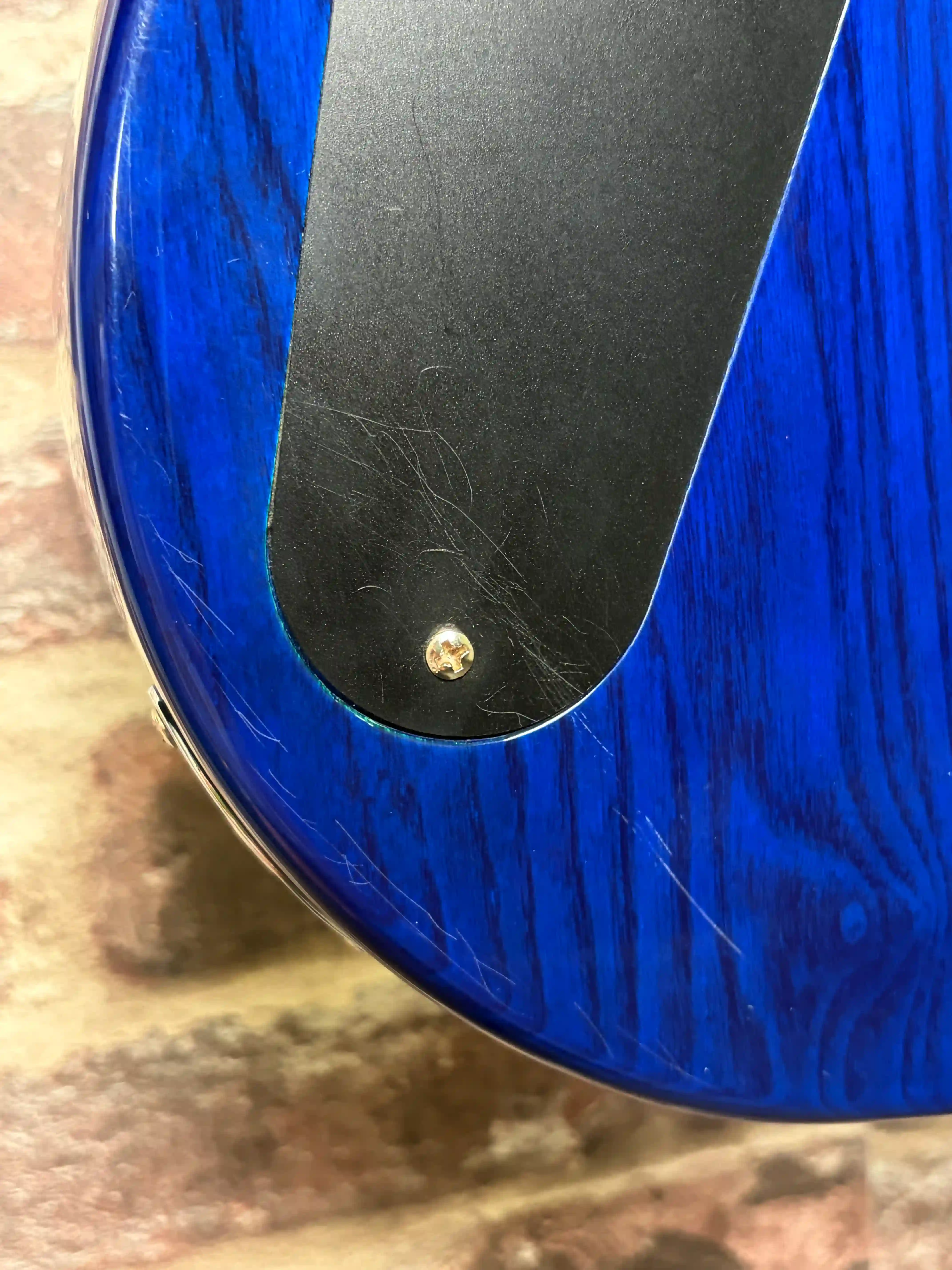 PRS SE Kingfisher Bass Faded Blue Wrap Around Burst OCCASION