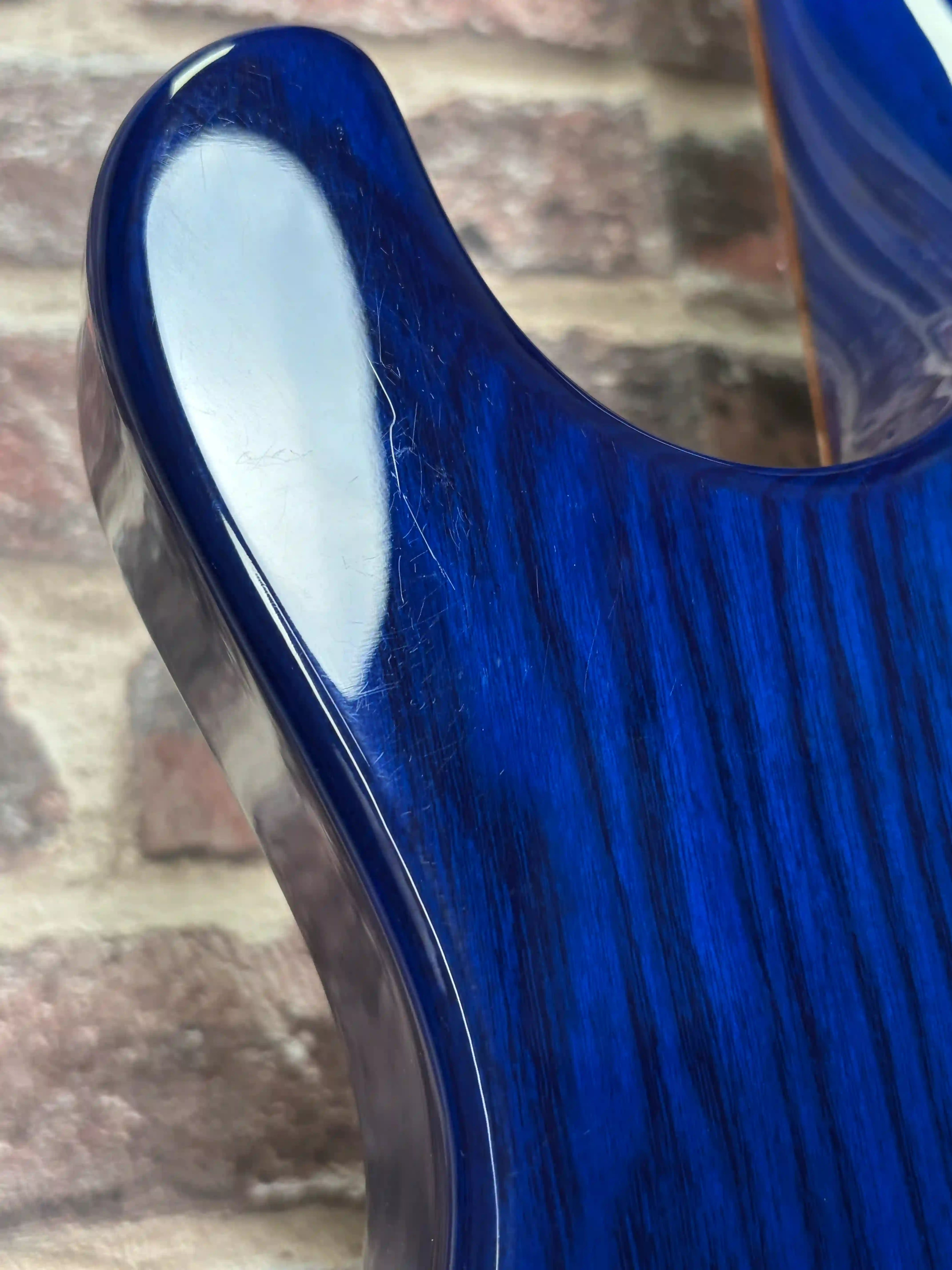 PRS SE Kingfisher Bass Faded Blue Wrap Around Burst OCCASION
