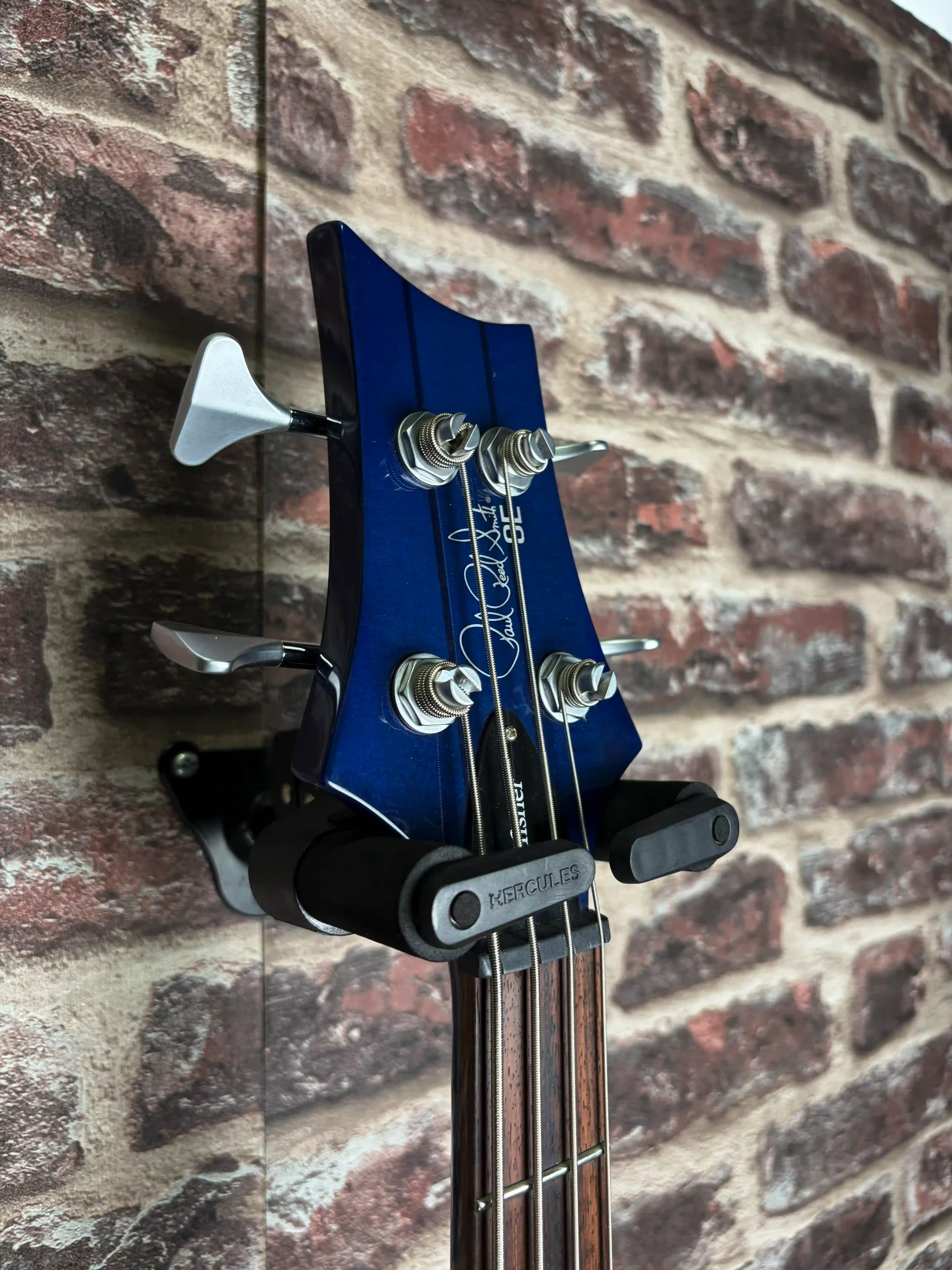 PRS SE Kingfisher Bass Faded Blue Wrap Around Burst OCCASION
