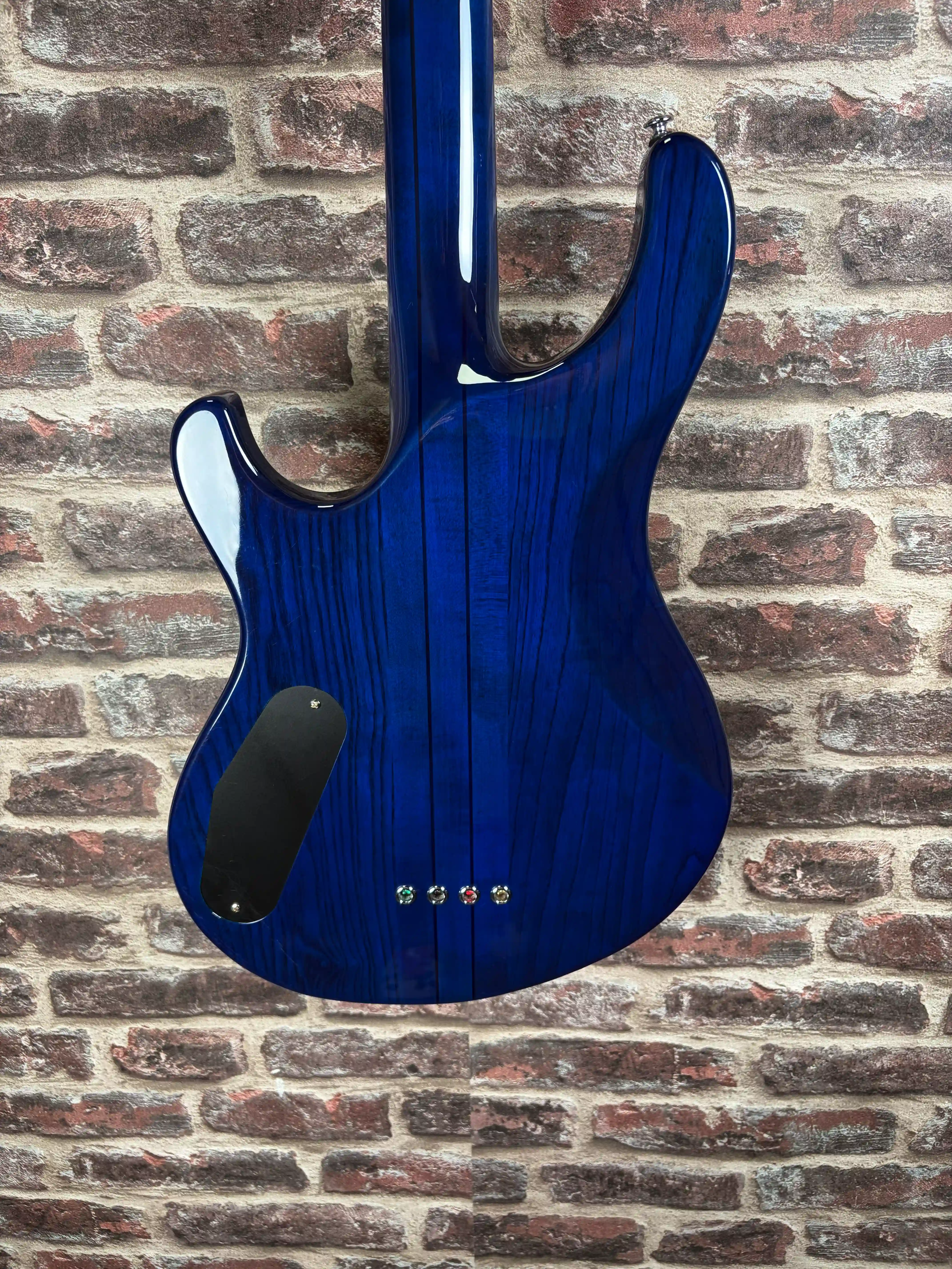 PRS SE Kingfisher Bass Faded Blue Wrap Around Burst OCCASION