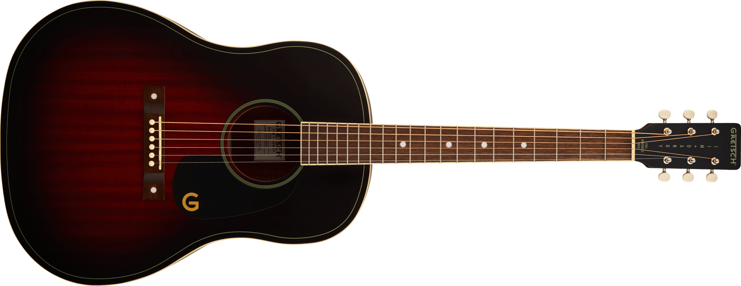 Gretsch Jim Dandy Dreadnought Deep Cherry Burst