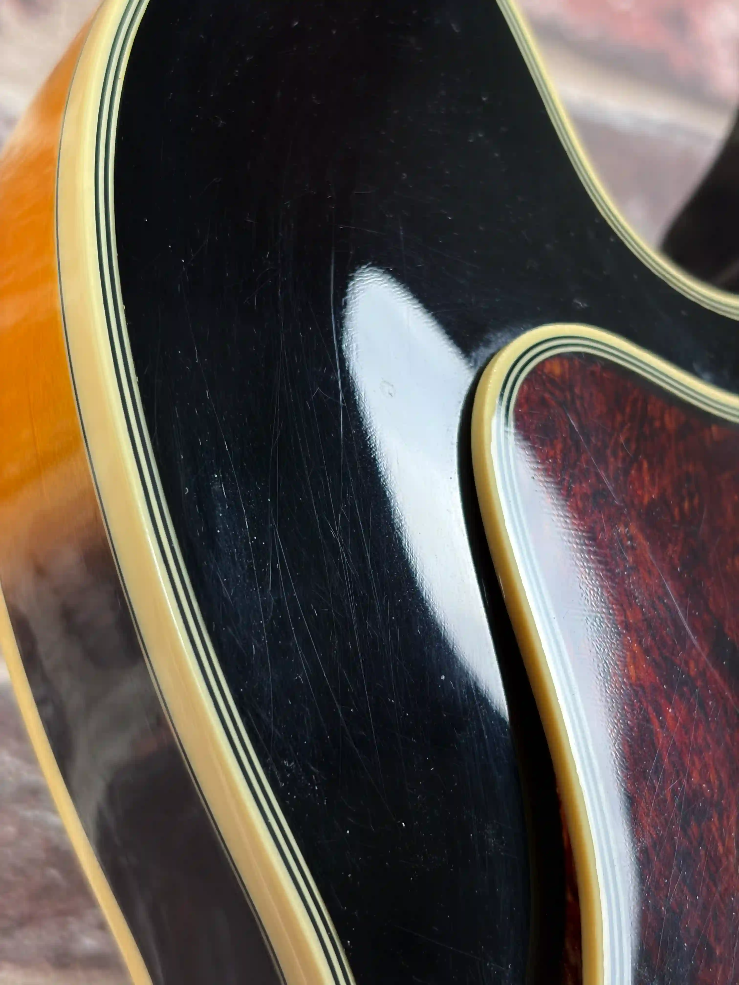 Epiphone Sheraton II Vintage Sunburst LH OCCASION