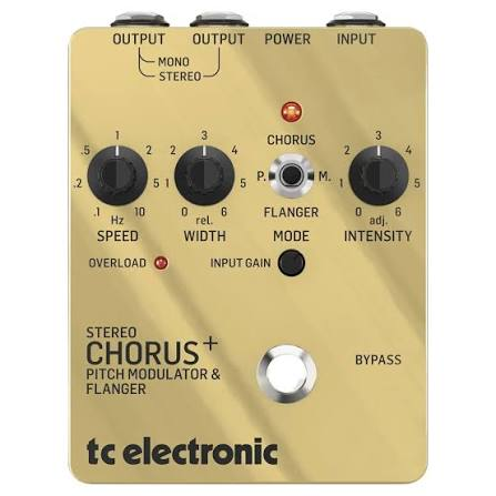 Tc Electronic Stereo Chorus+ Pitch Modulator Flanger Gold Edition OCCASION
