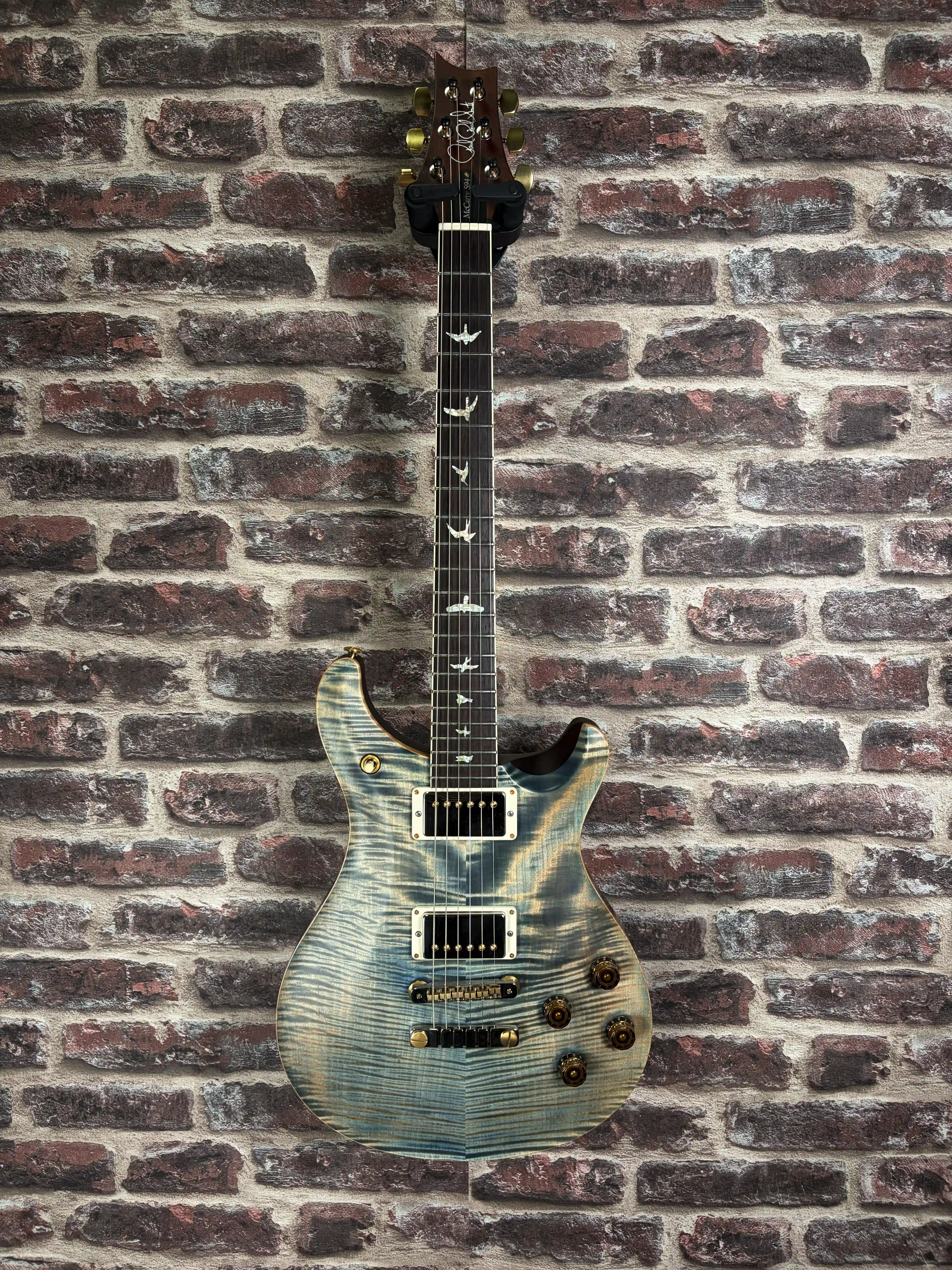 Prs McCarty 594 Wood Library 10 Top Faded Blue Jean 2018 OCCASION