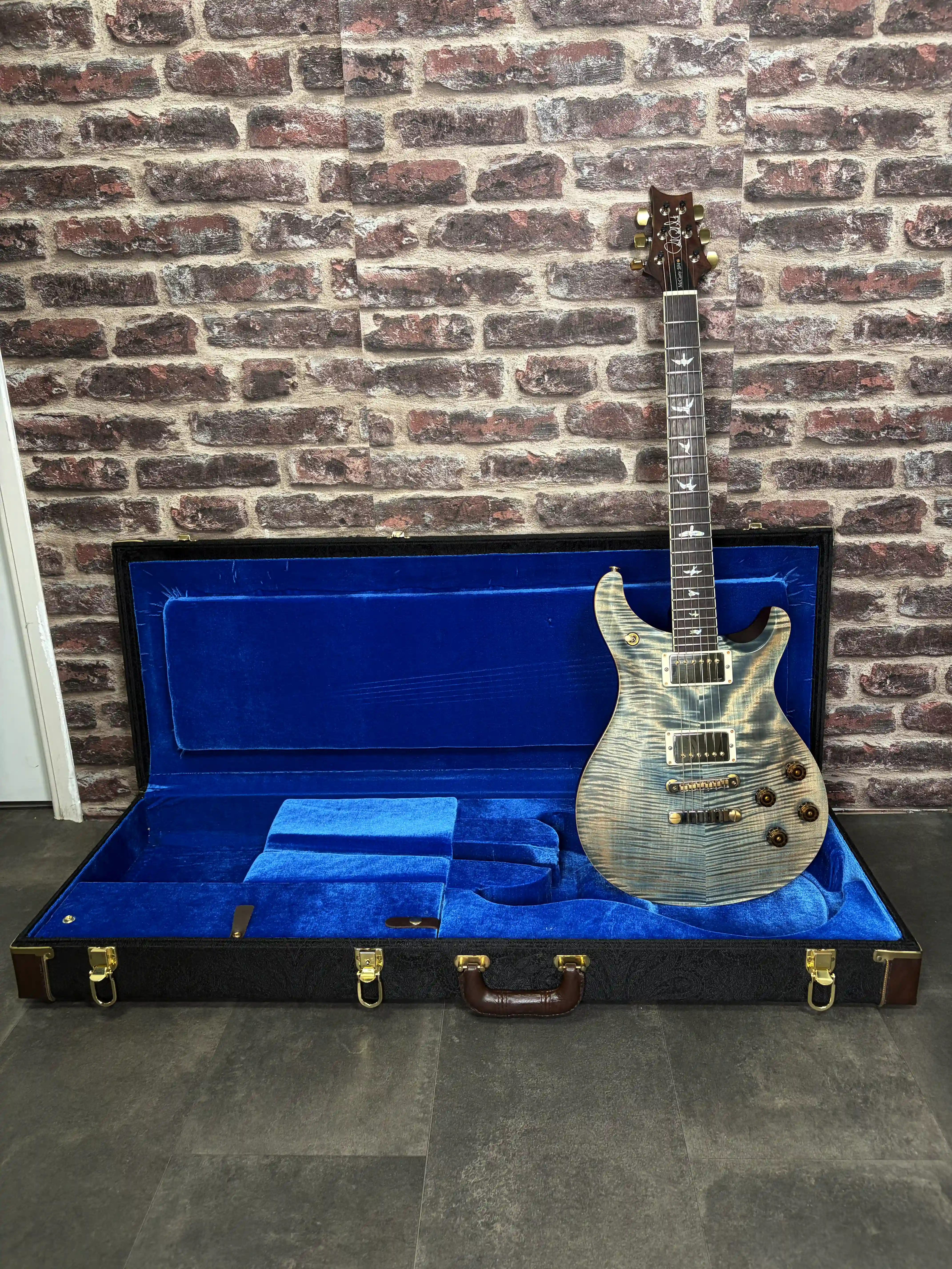 Prs McCarty 594 Wood Library 10 Top Faded Blue Jean 2018 OCCASION