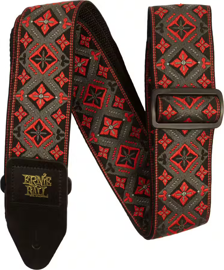 Sangle Ernie Ball Jacquard Red King 5346