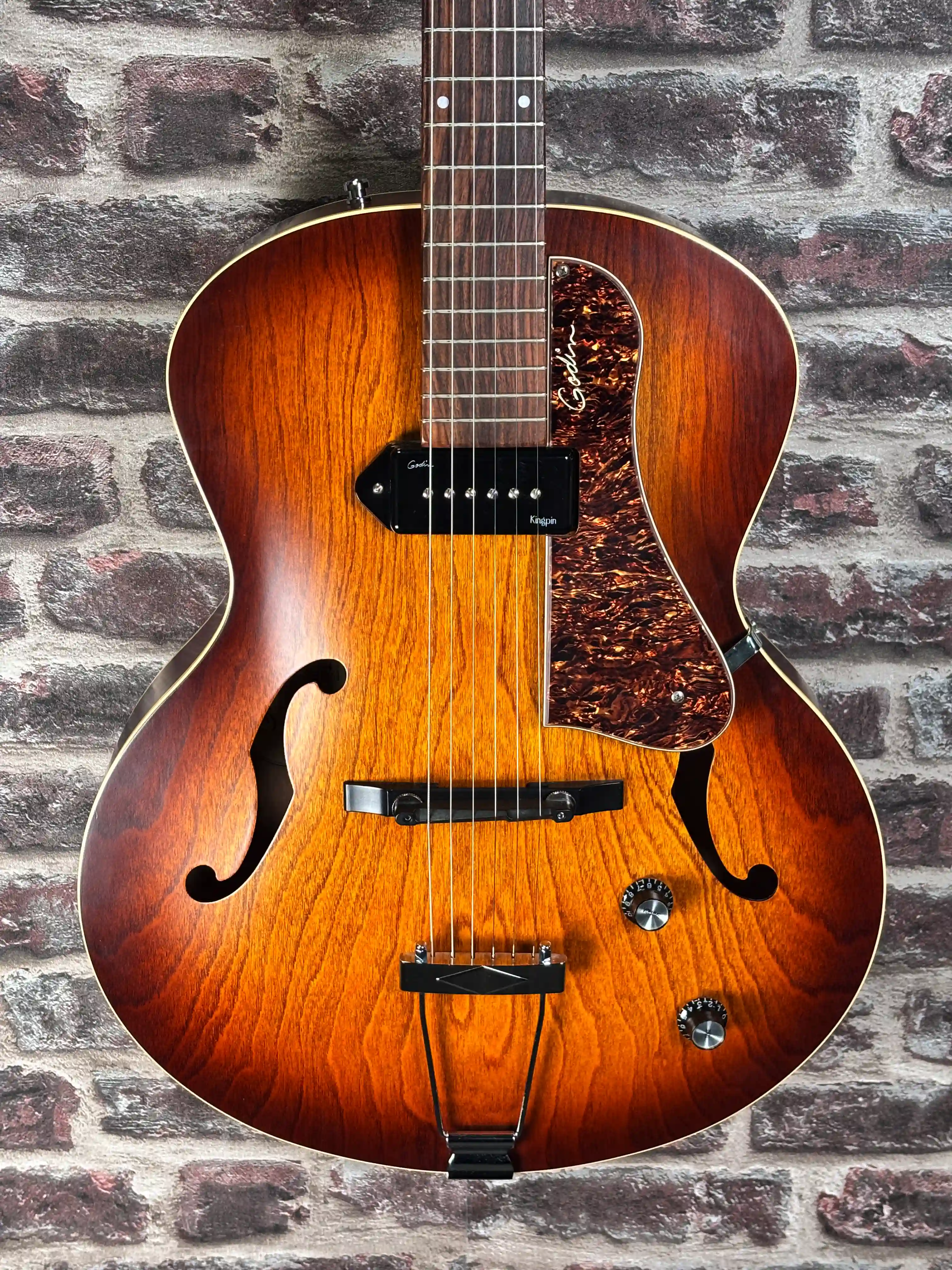 Godin 5th Avenue Kingpin P90 Cognac Burst OCCASION