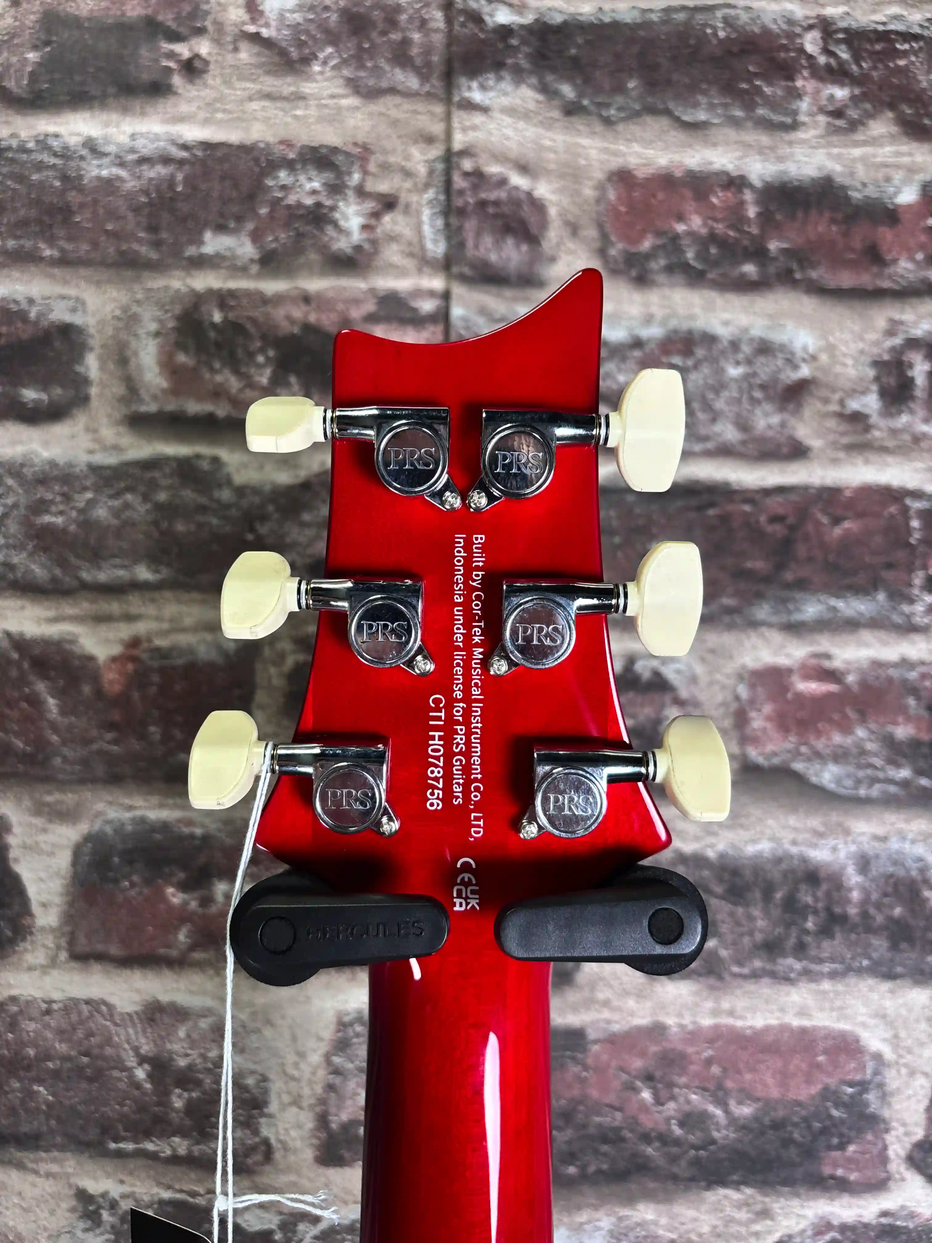 PRS SE Custom 24‑08 Charcoal Cherry Burst