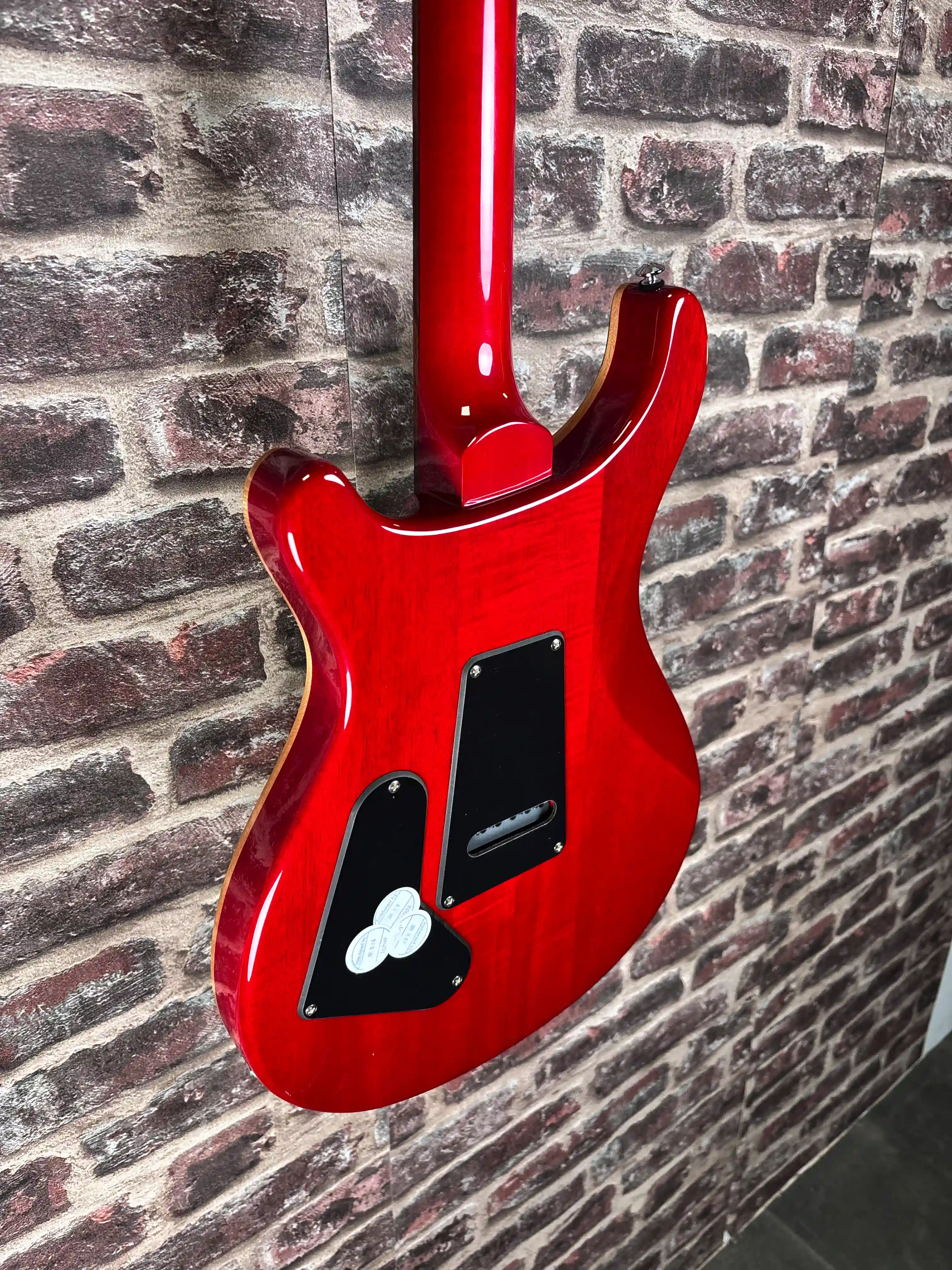 PRS SE Custom 24‑08 Charcoal Cherry Burst