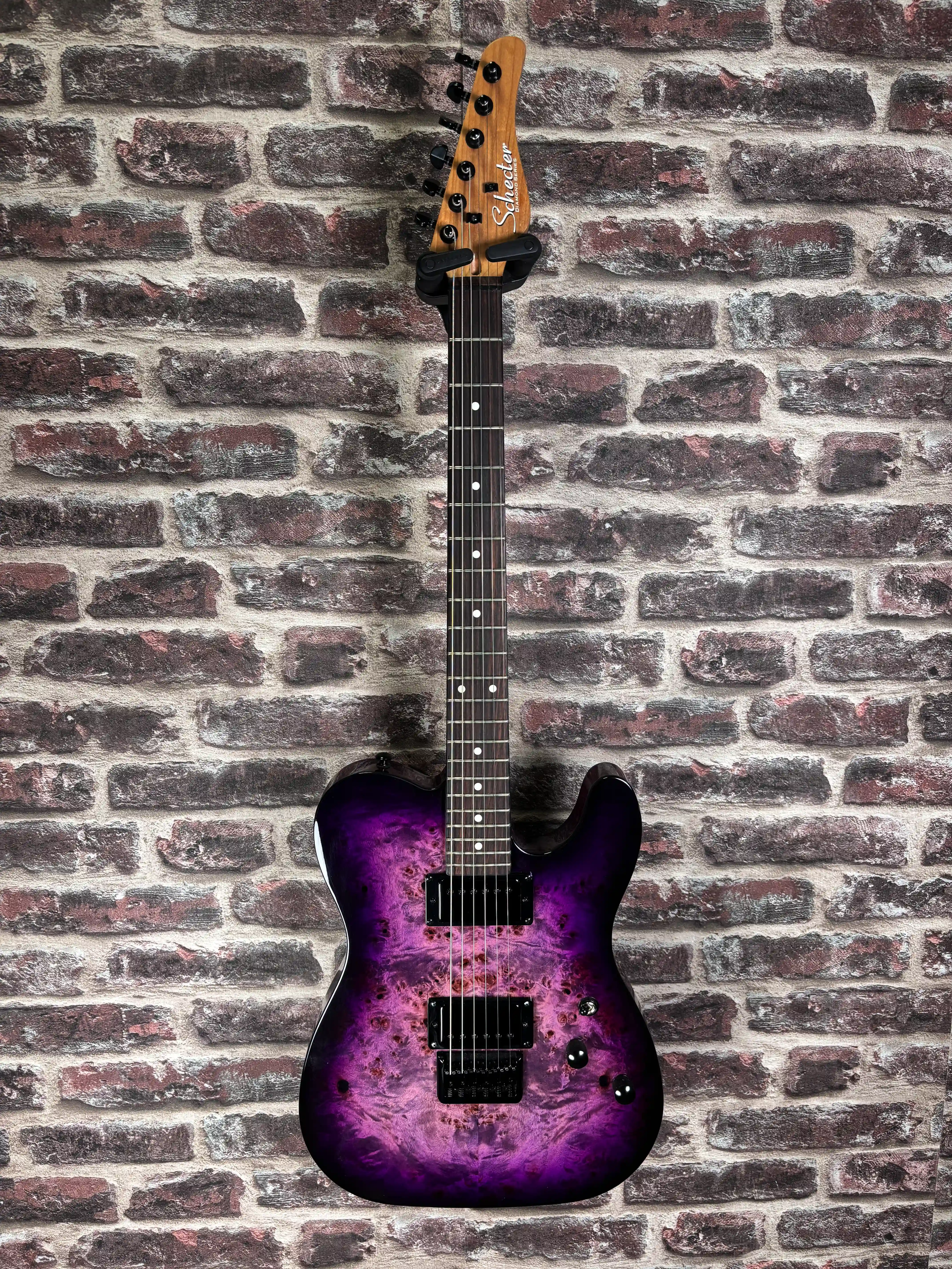 Schecter PT Standard Purple Burst Burl OCCASION