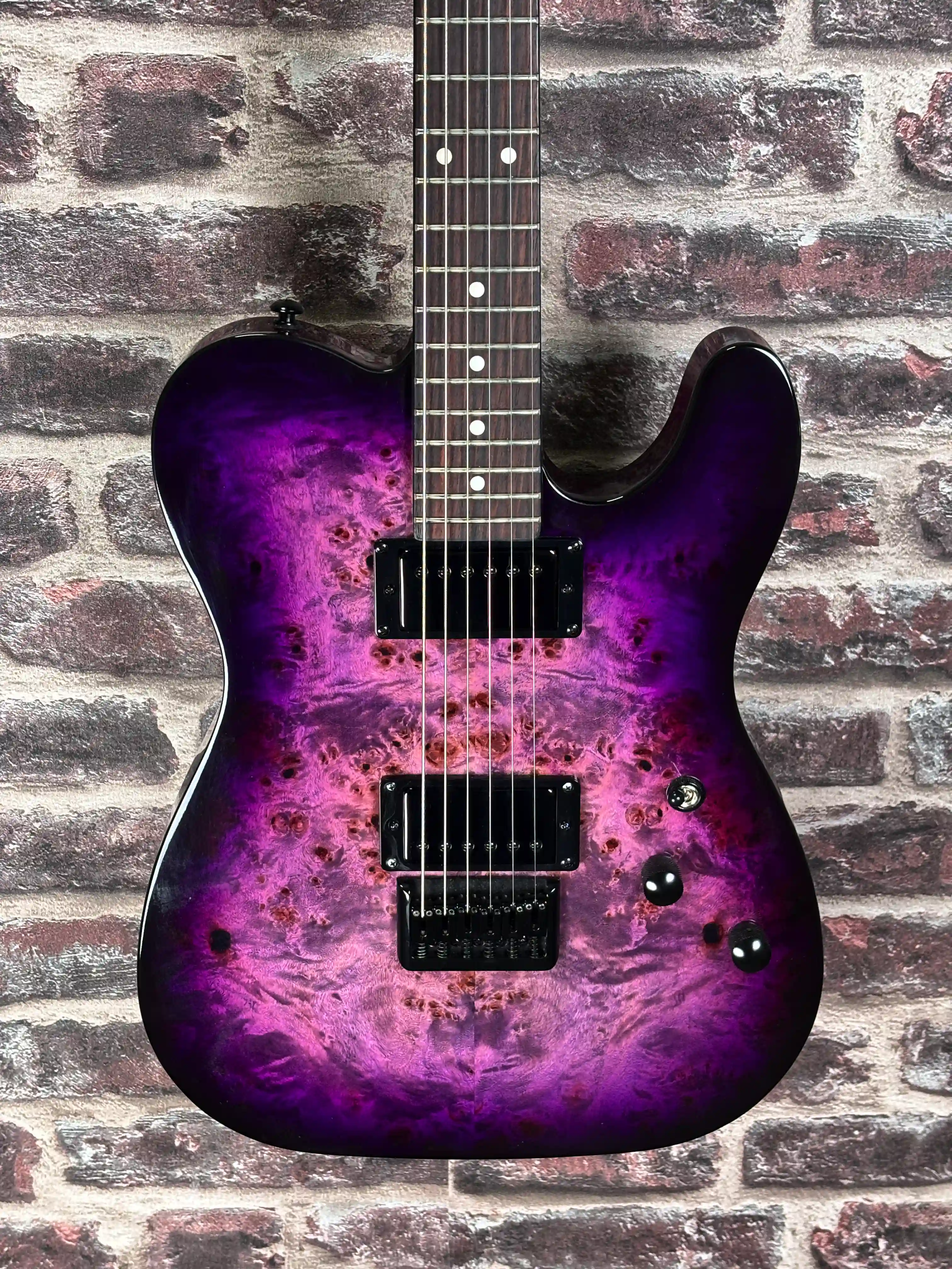 Schecter PT Standard Purple Burst Burl OCCASION