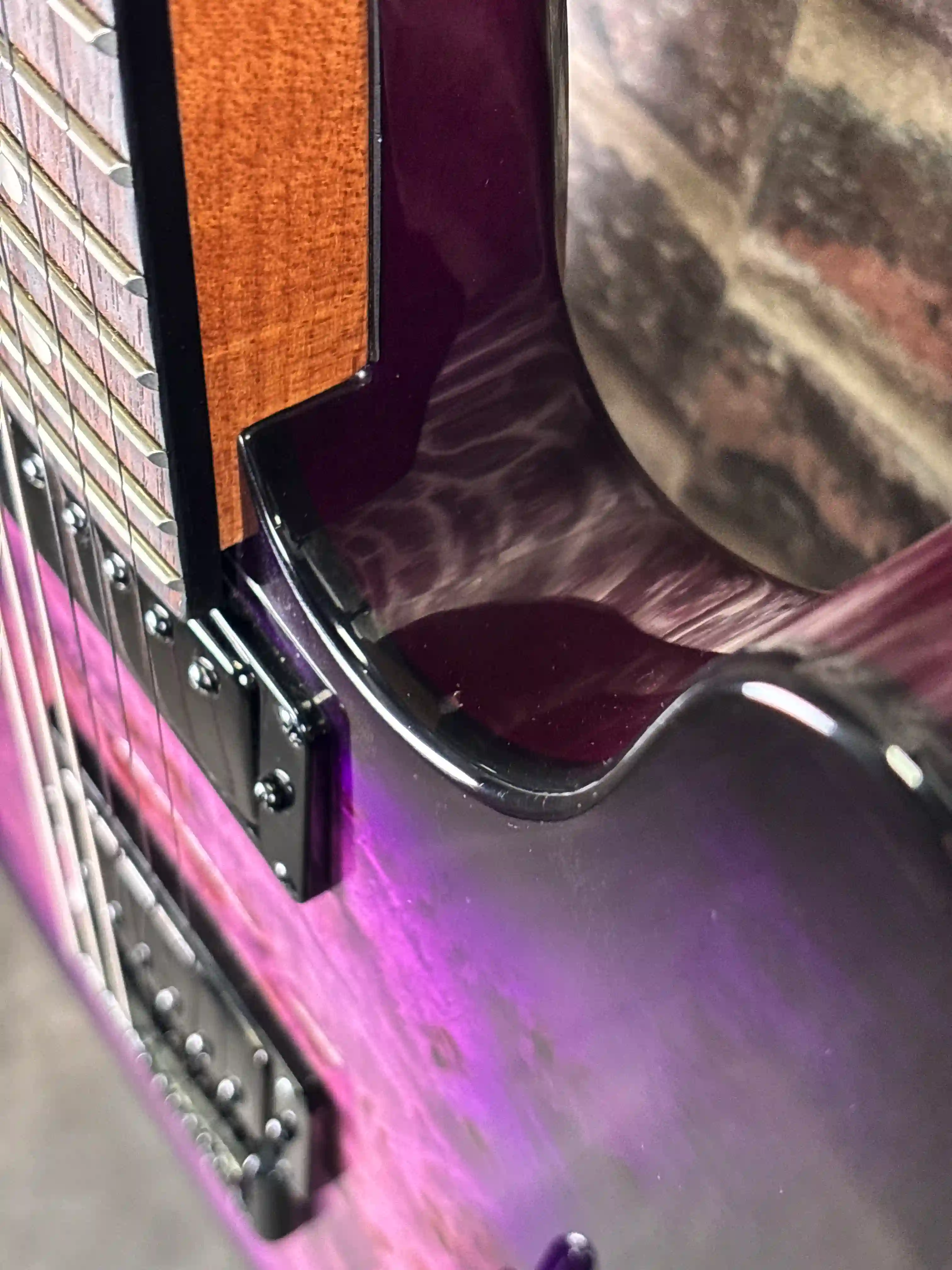 Schecter PT Standard Purple Burst Burl OCCASION
