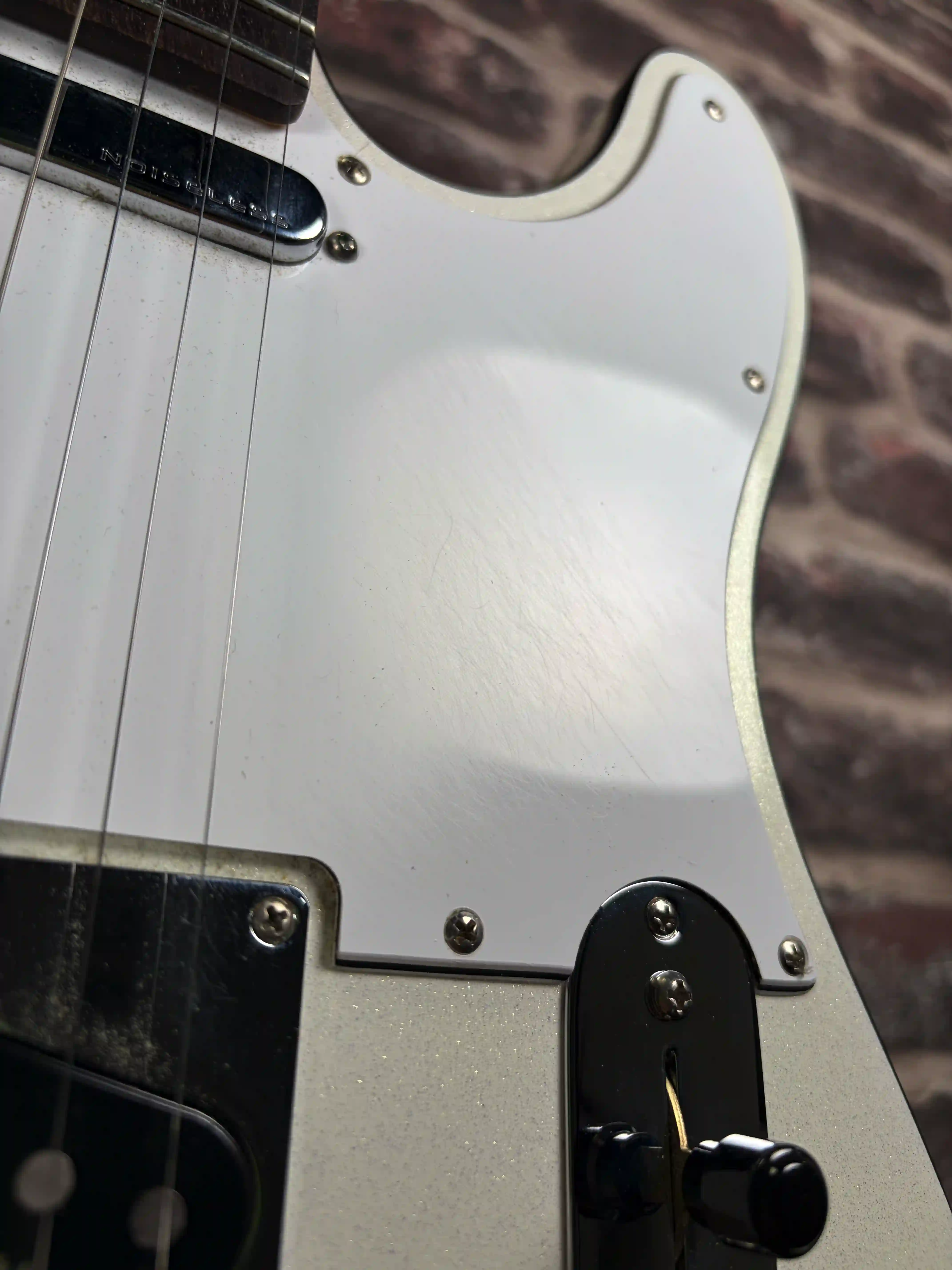 Fender American Ultra Telecaster RW FB Arctic Pearl OCCASION