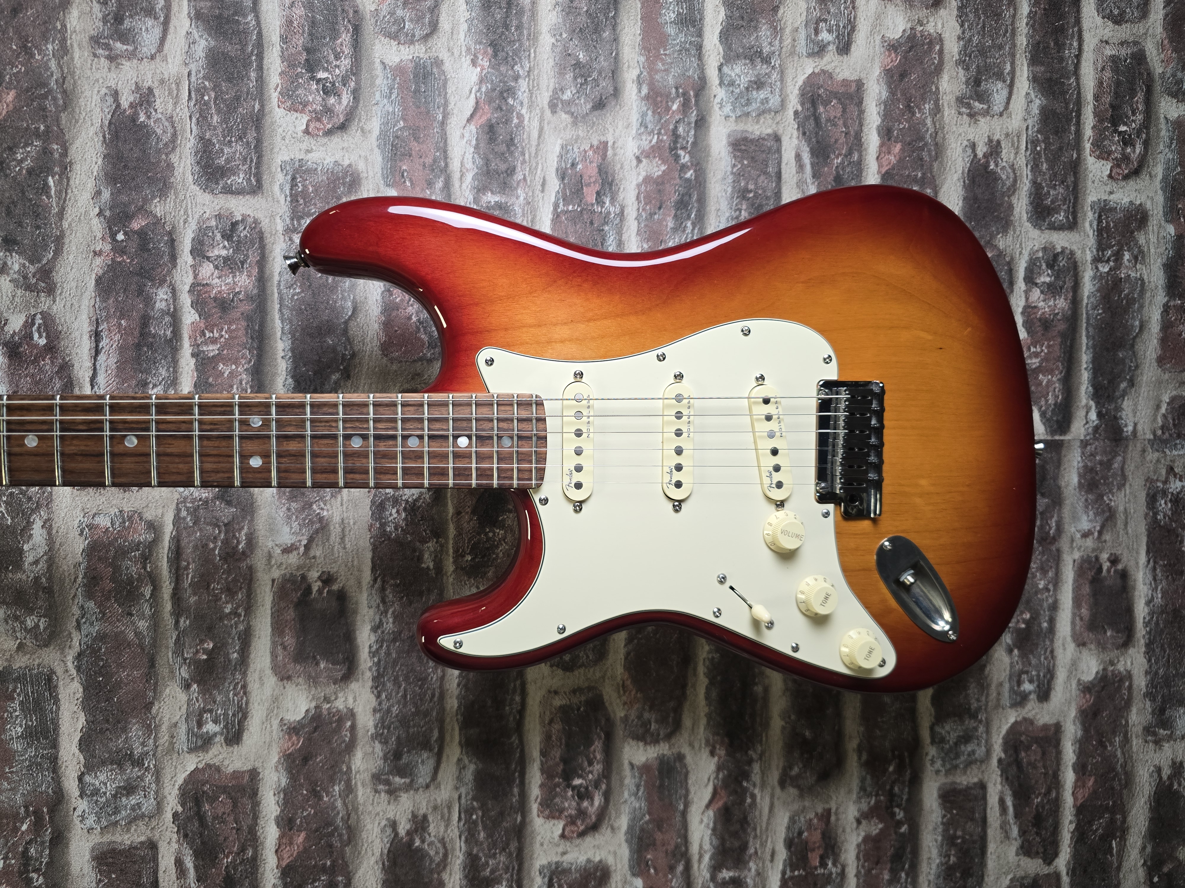 Fender American Deluxe Stratocaster LH Sienna Sunburst 2011 OCCASION