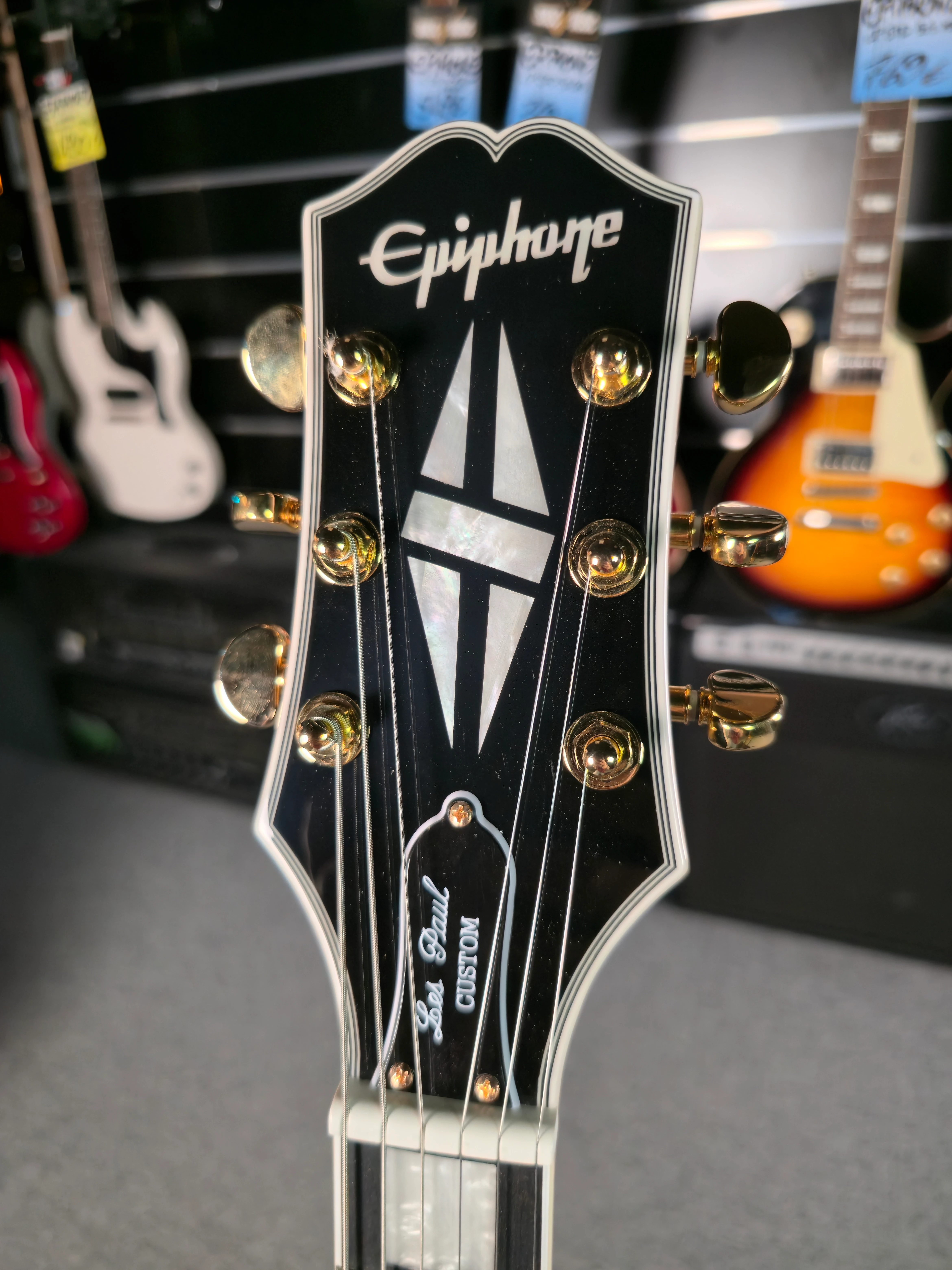 Epiphone Les Paul Custom Quilt Cobra Burst