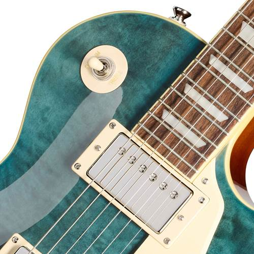 Epiphone Les Paul Standard 60s Quilt Top Translucent Blue édition limitée