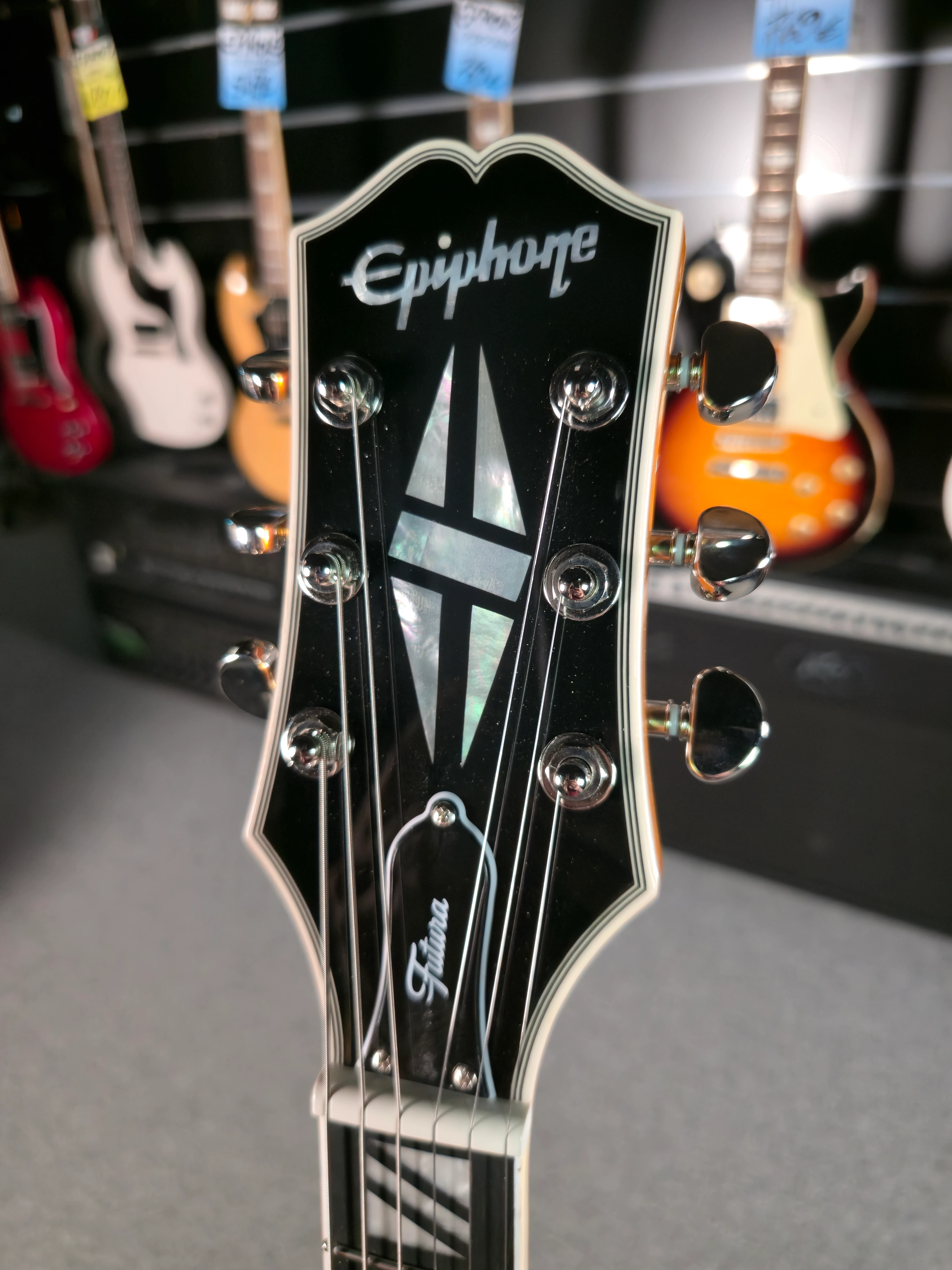 Epiphone Futura Les Paul Custom Firestorm Shift