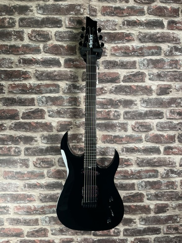 Schecter Sunset‑6 Triad Gloss Black OCCASION