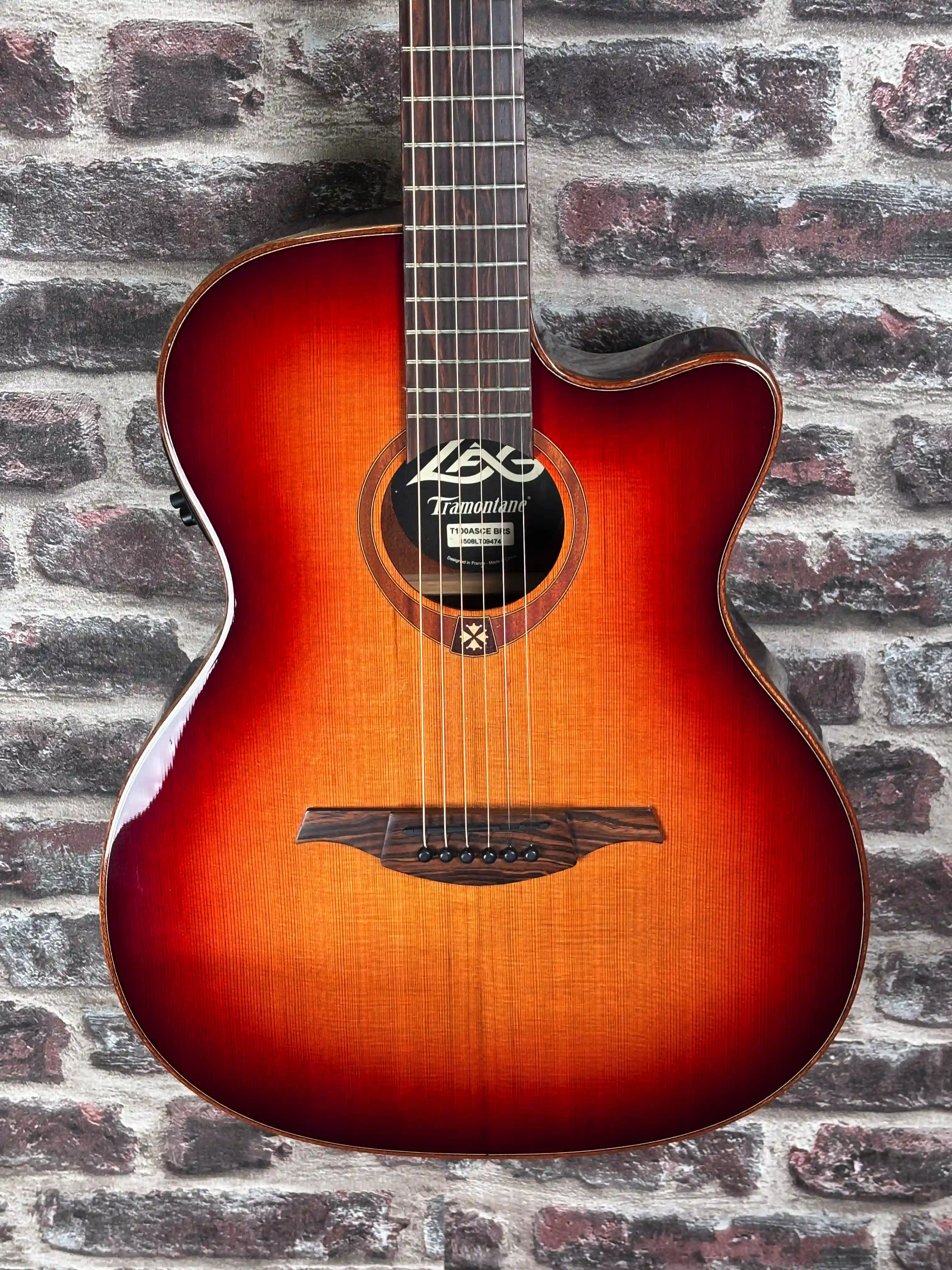 Lag Tramontane T100ASCE BRS OCCASION