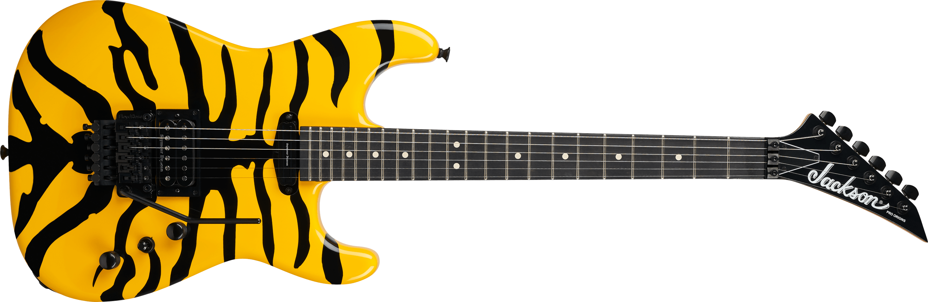 Jackson Pro Origins 1985 Limited Edition San Dimas SD1 FR Yellow Bengal