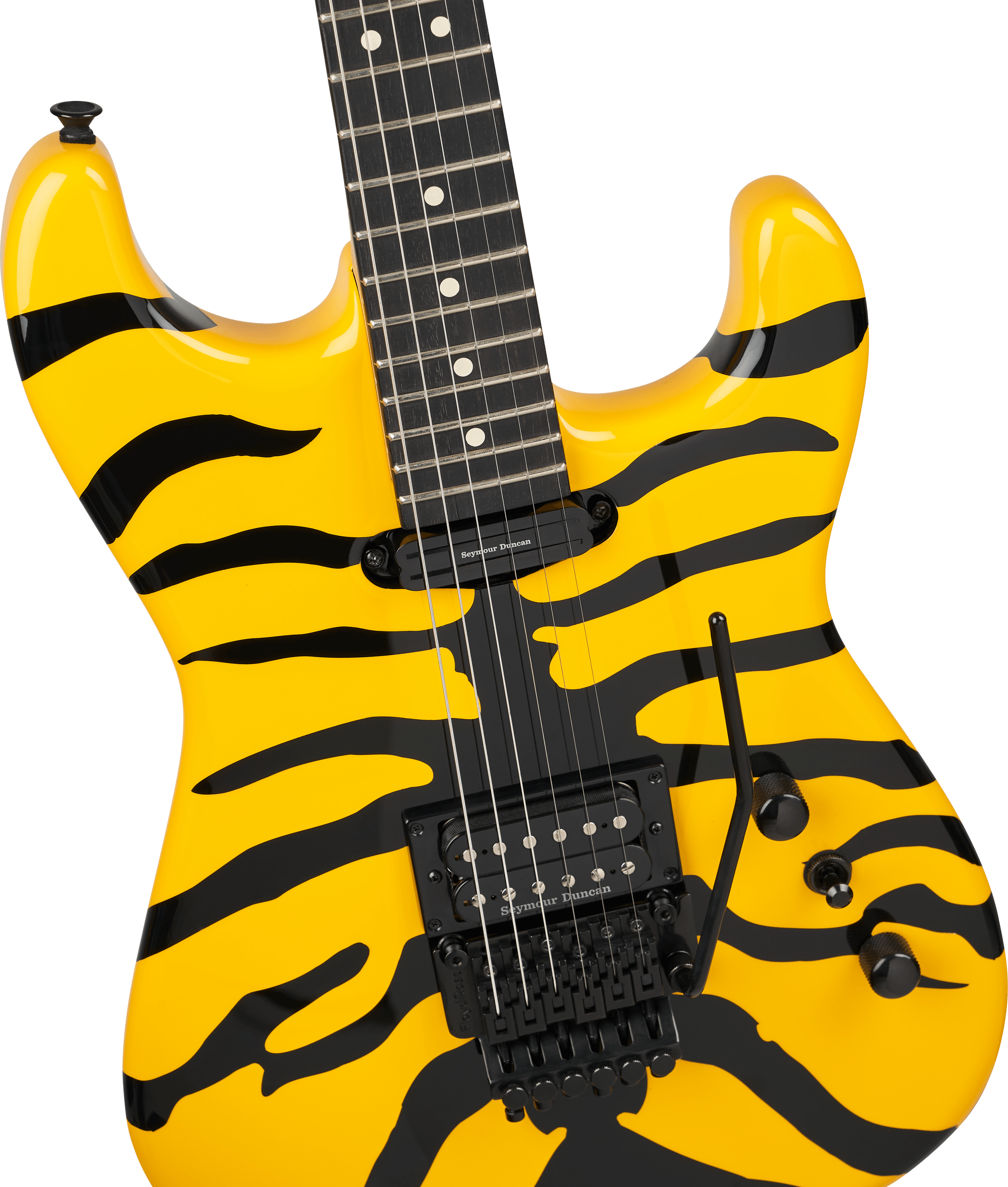 Jackson Pro Origins 1985 Limited Edition San Dimas SD1 FR Yellow Bengal