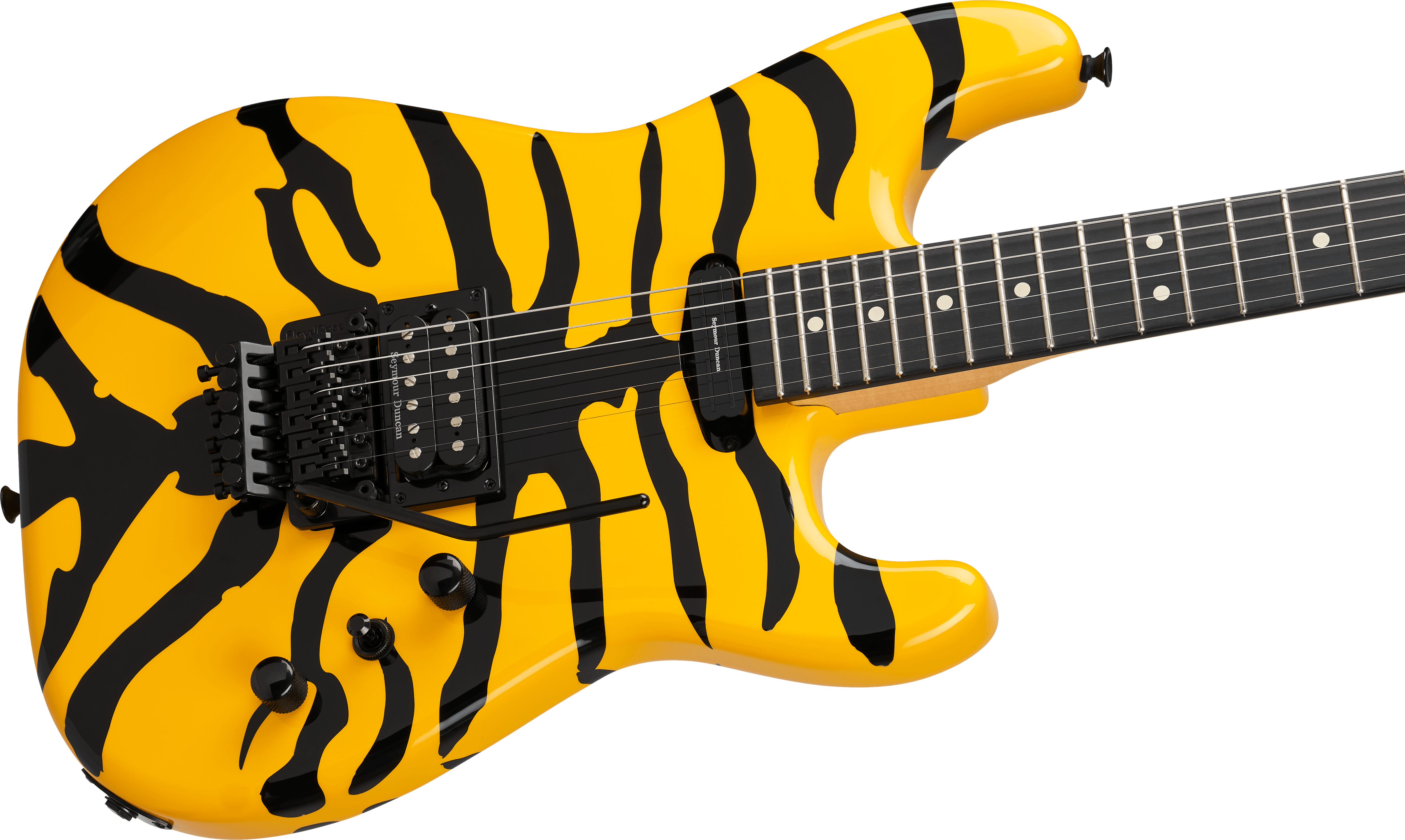 Jackson Pro Origins 1985 Limited Edition San Dimas SD1 FR Yellow Bengal
