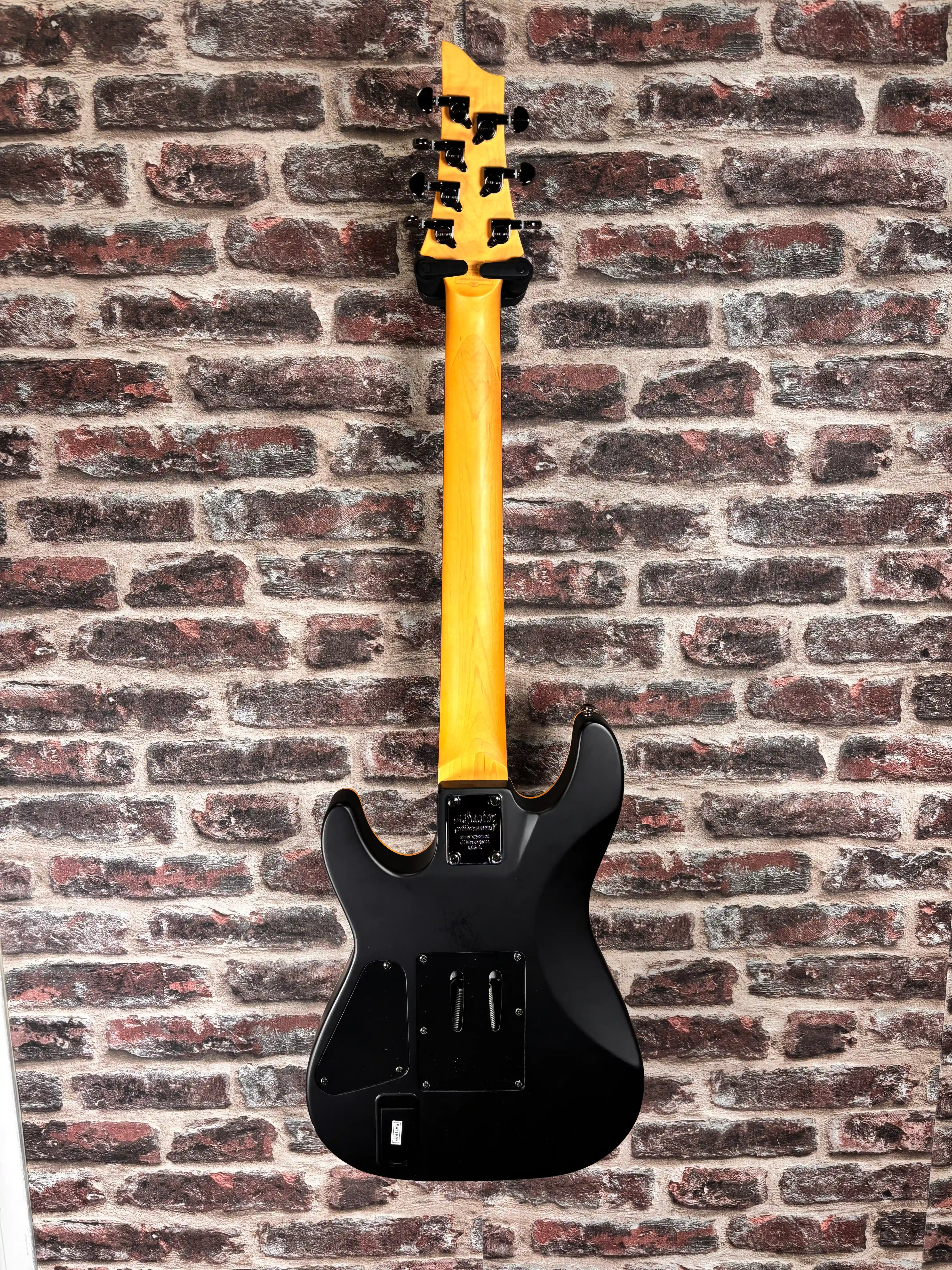Schecter Demon‑7 FR Black Satin OCCASION