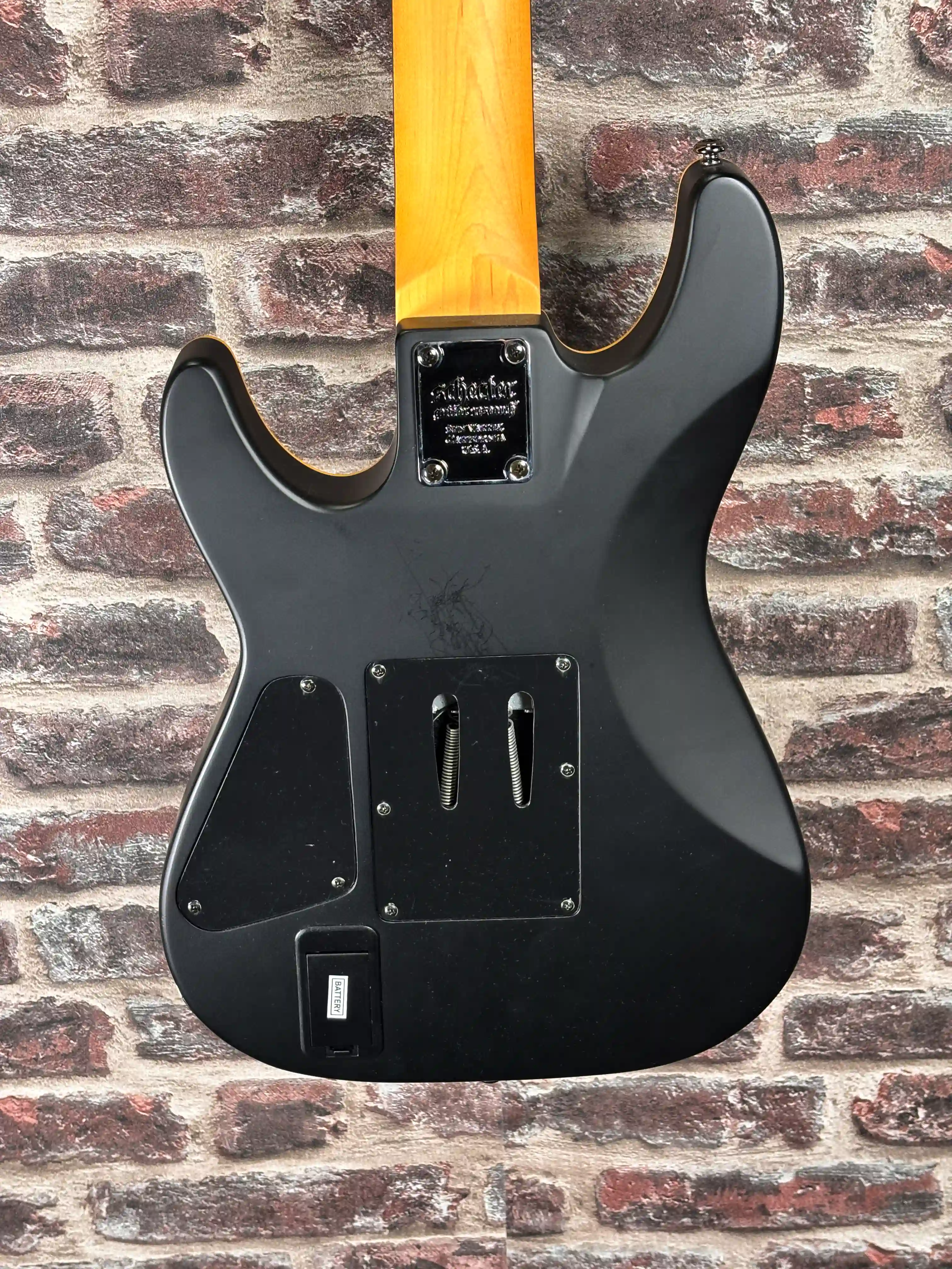Schecter Demon‑7 FR Black Satin OCCASION