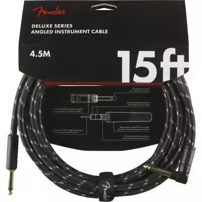 FENDER DELUXE 15’ INST CABLE ANGL BTWD 4,5M