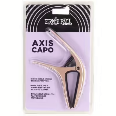Capodastre Ernie Ball Axis Rose Gold Satin