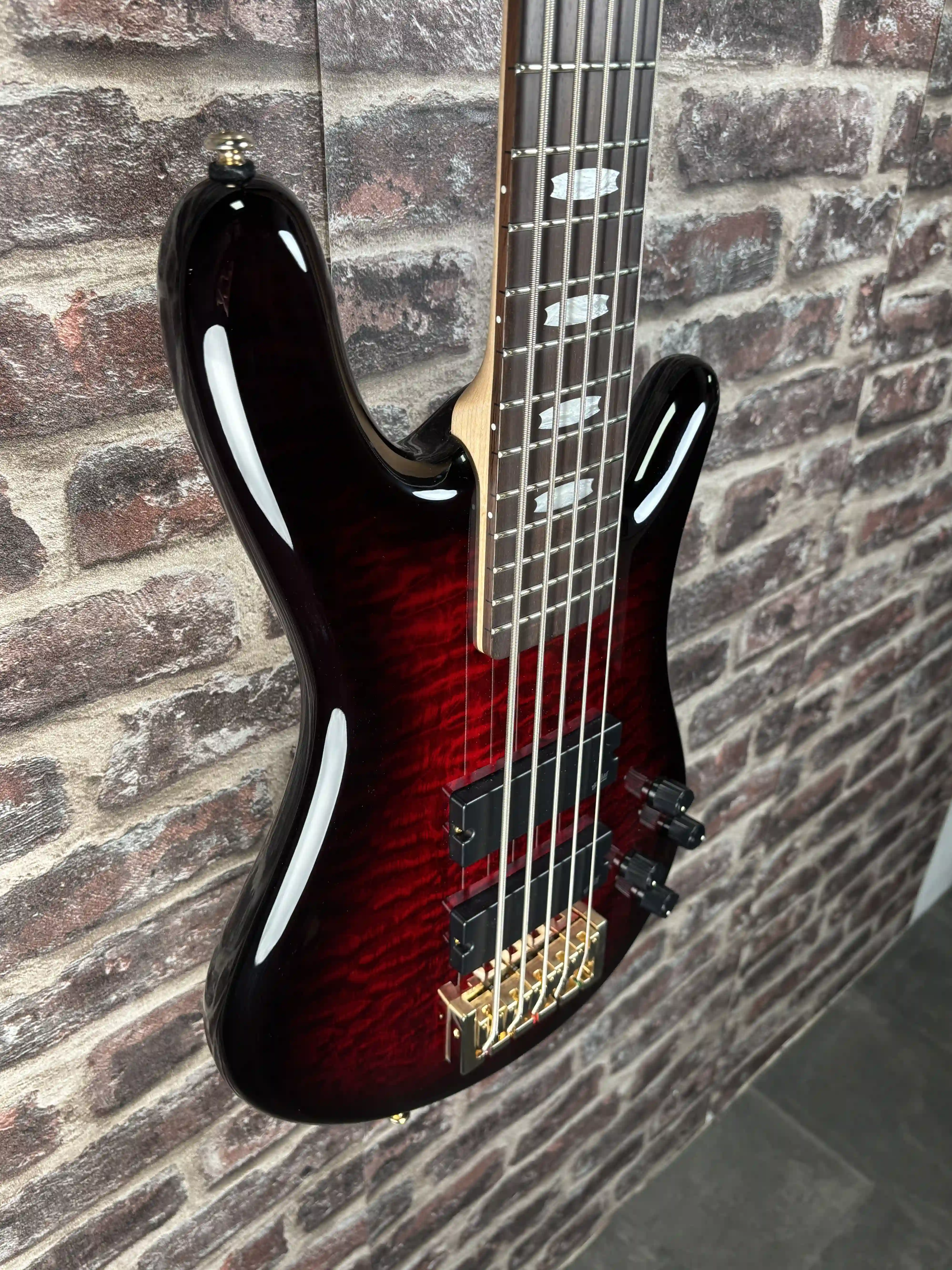 Spector Icon NS‑5 Bolt‑On Black Cherry Gloss STOCK B