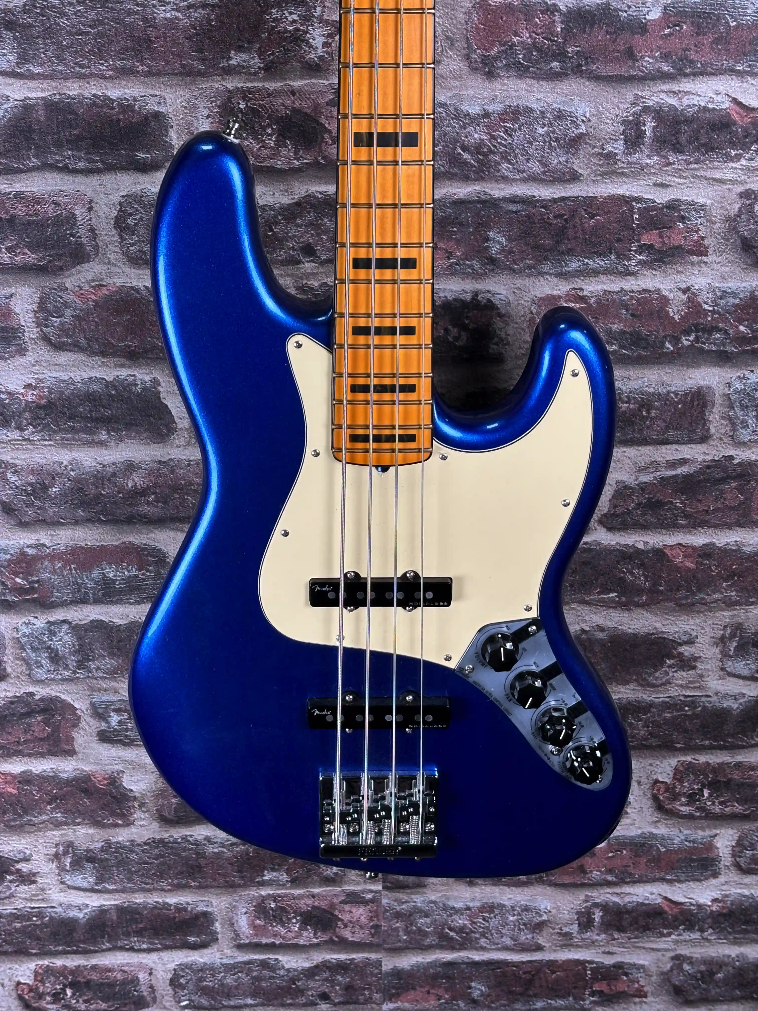 Fender American Ultra Jazz Bass Cobra Blue OCCASION