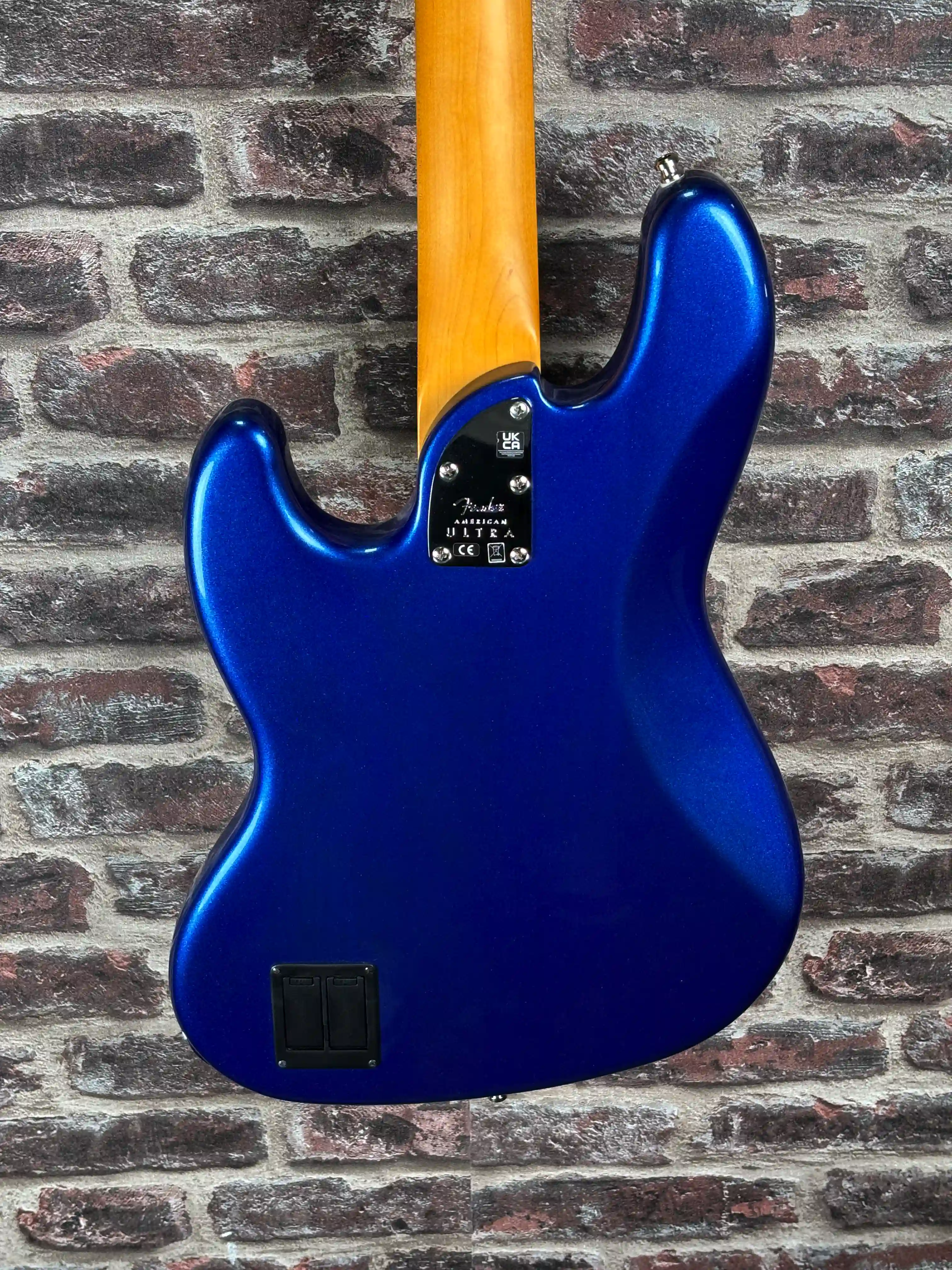 Fender American Ultra Jazz Bass Cobra Blue OCCASION