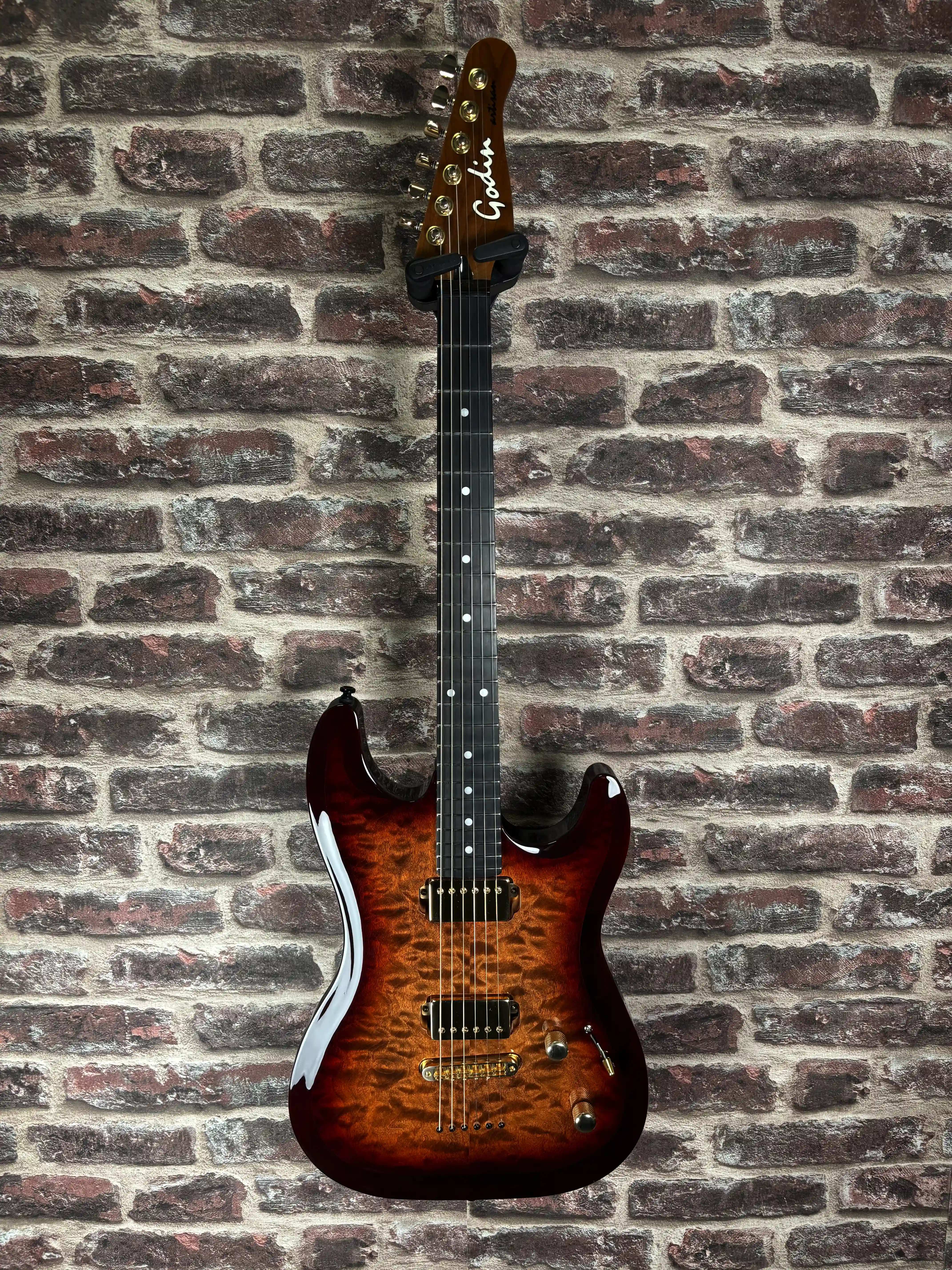 Godin Artisan ST II HH Whiskeyburst Modified OCCASION