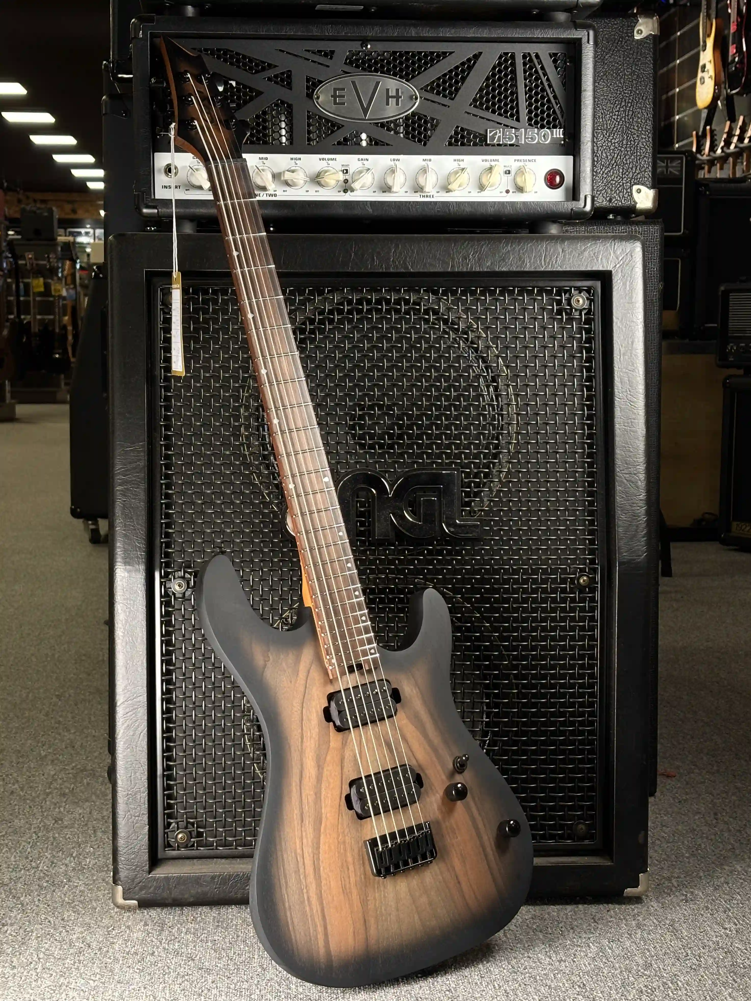 Cort KX500 Pale Moon Natural Black Burst Baritone